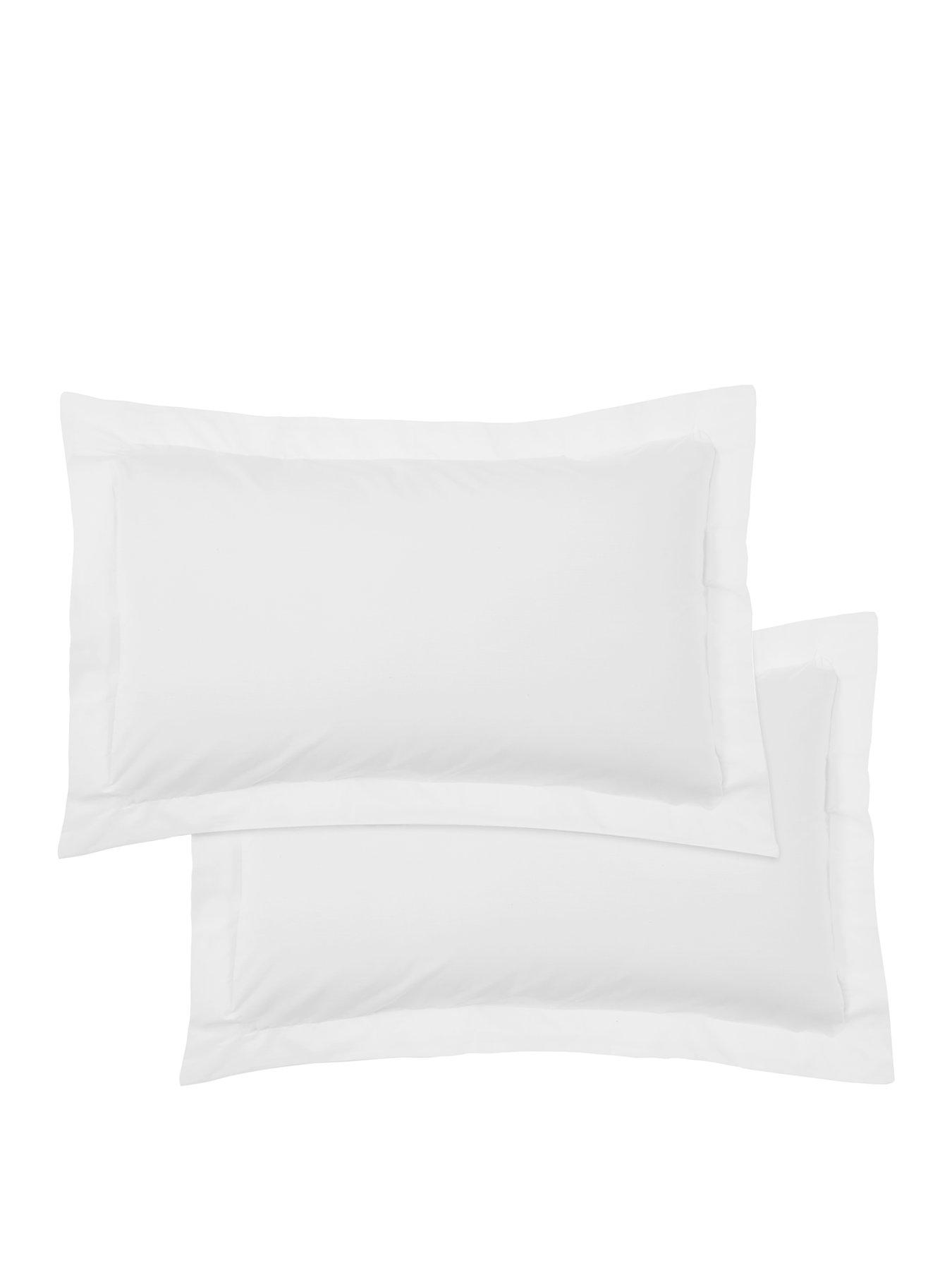 Image 2 of 4 of The Very Collection Non-Iron 180 Thread Count Oxford Pillowcase Pair