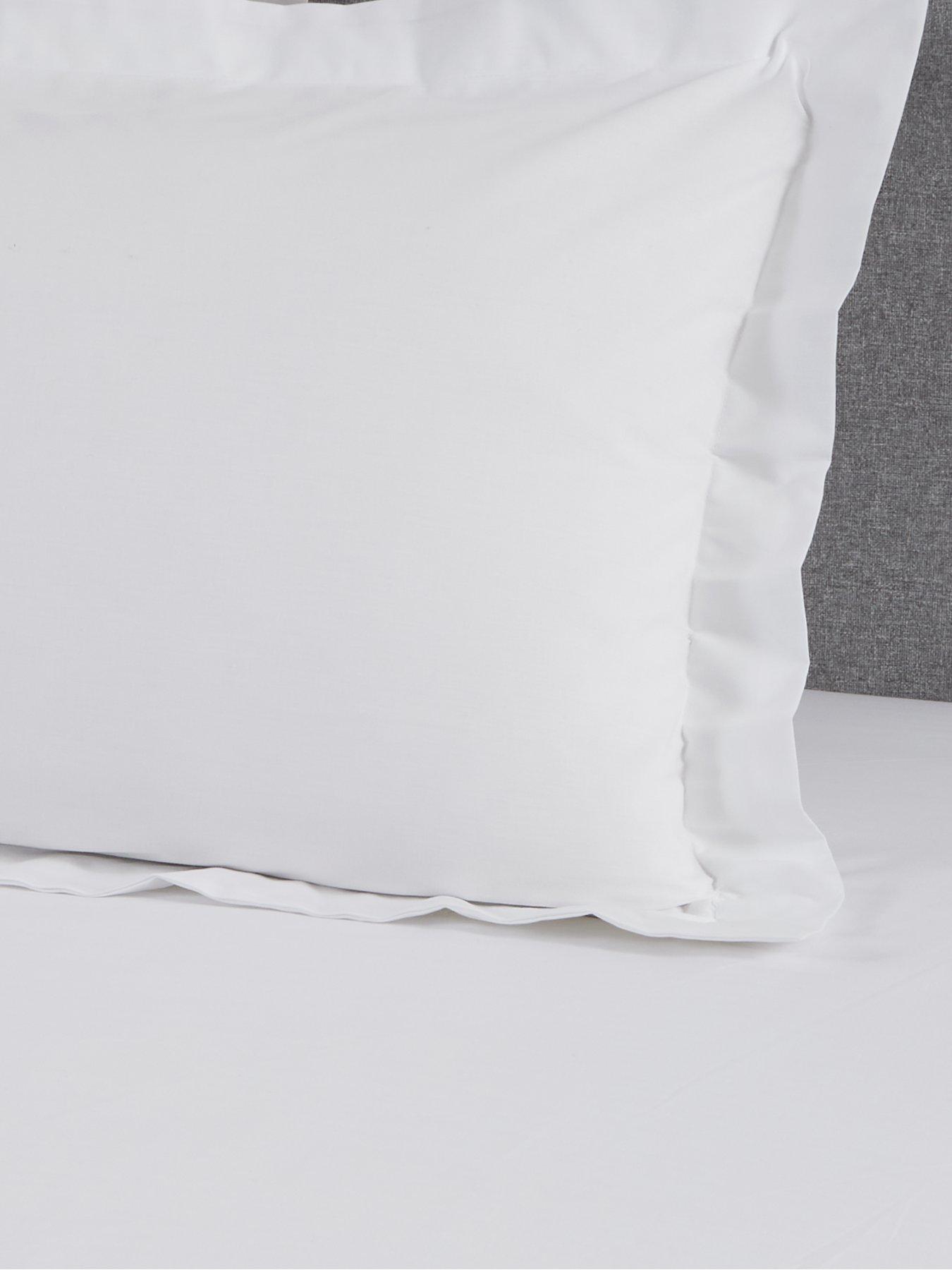 Image 3 of 4 of The Very Collection Non-Iron 180 Thread Count Oxford Pillowcase Pair