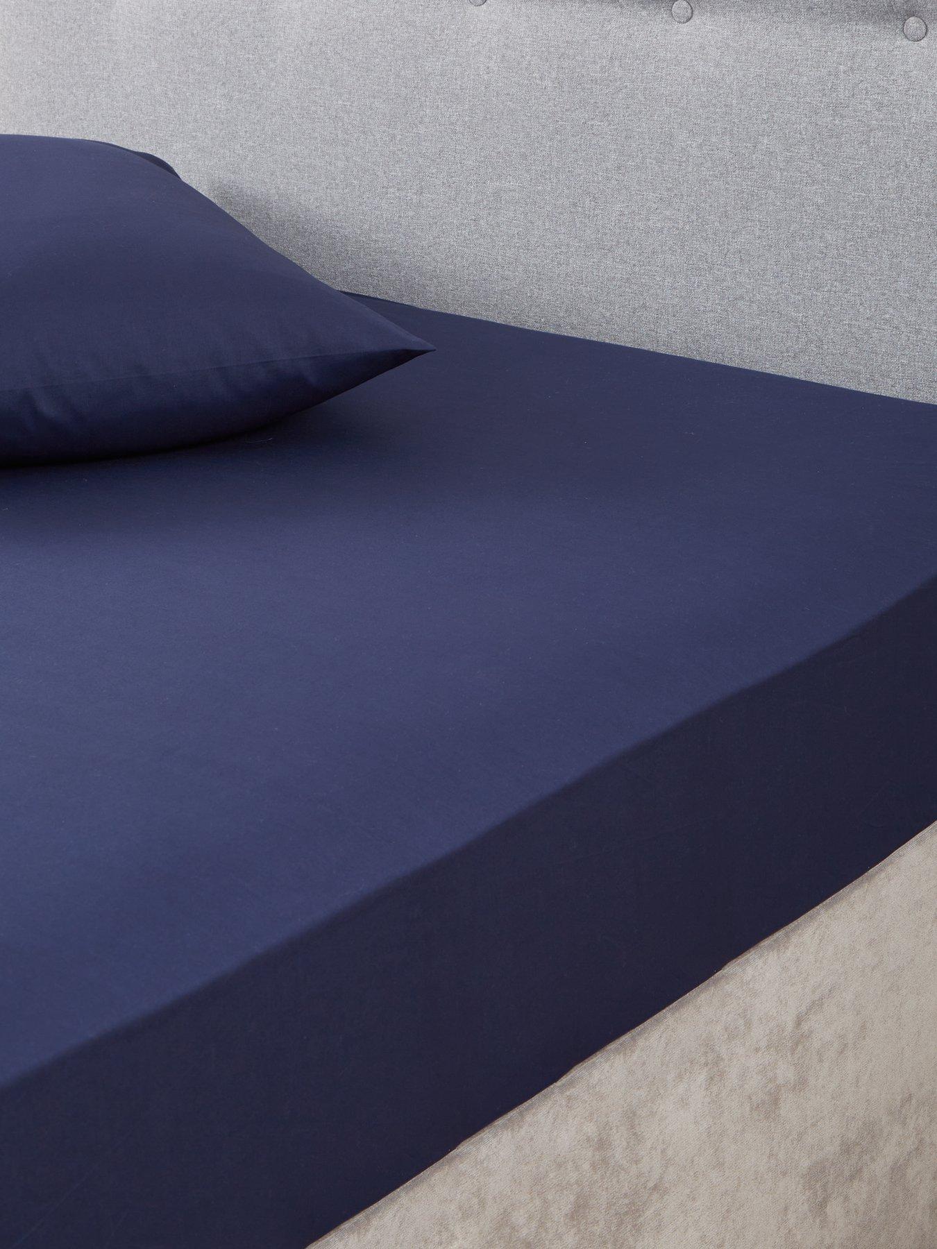 The Very Collection Non-Iron 180 Thread Count 28 cm Fitted Sheet