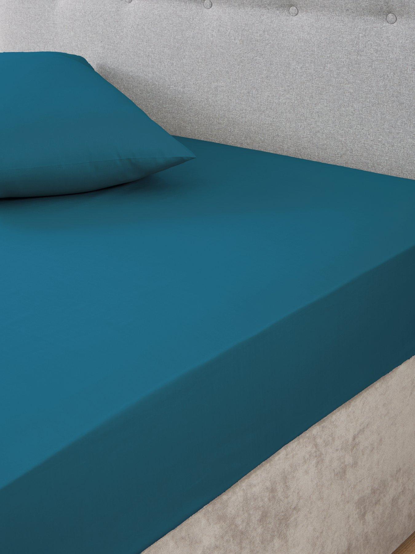 The Very Collection Non-Iron 180 Thread Count 28 cm Fitted Sheet