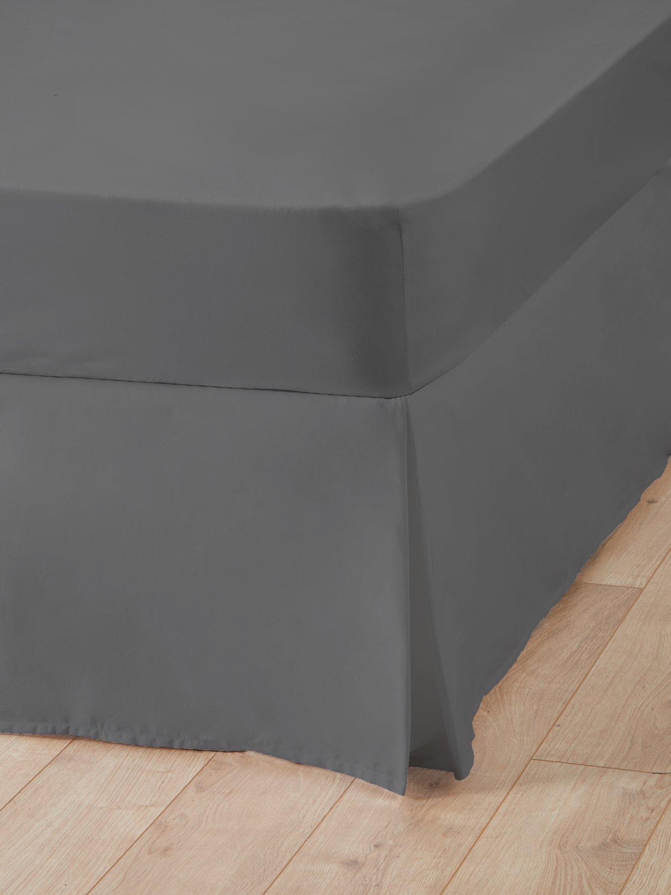 The Very Collection Non-Iron 180 Thread Count Box Pleat Base Valance