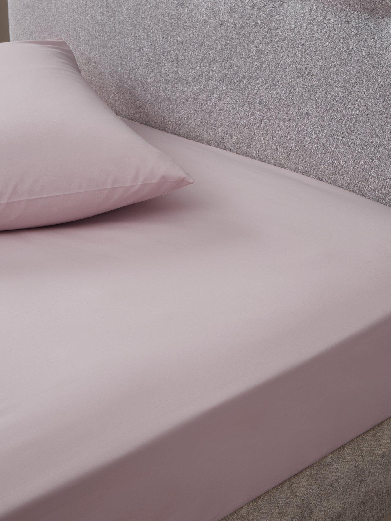 The Very Collection Non-Iron 180 Thread Count 28 cm Fitted Sheet