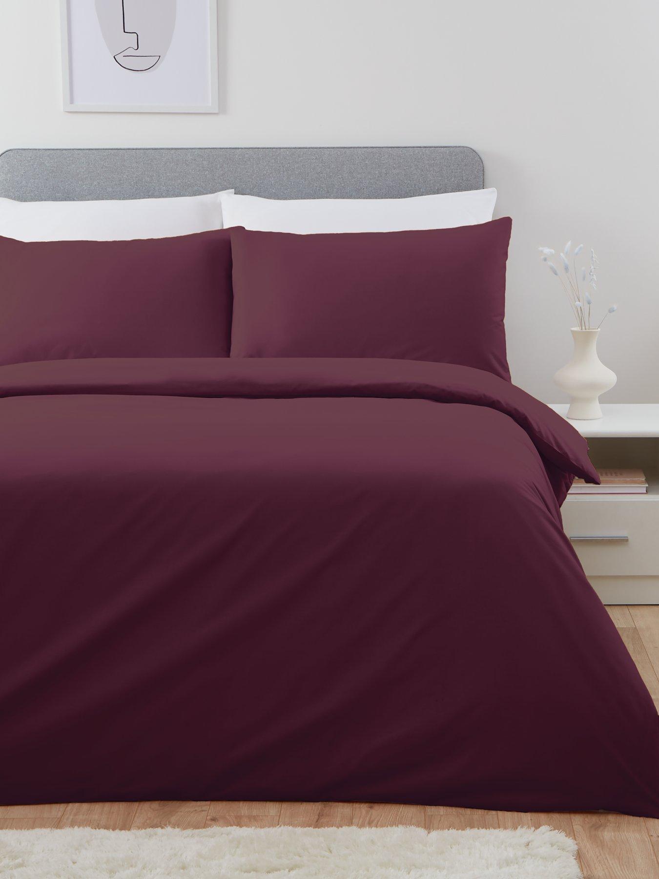 Very Home Non-Iron 180 Thread Count Duvet Cover Set