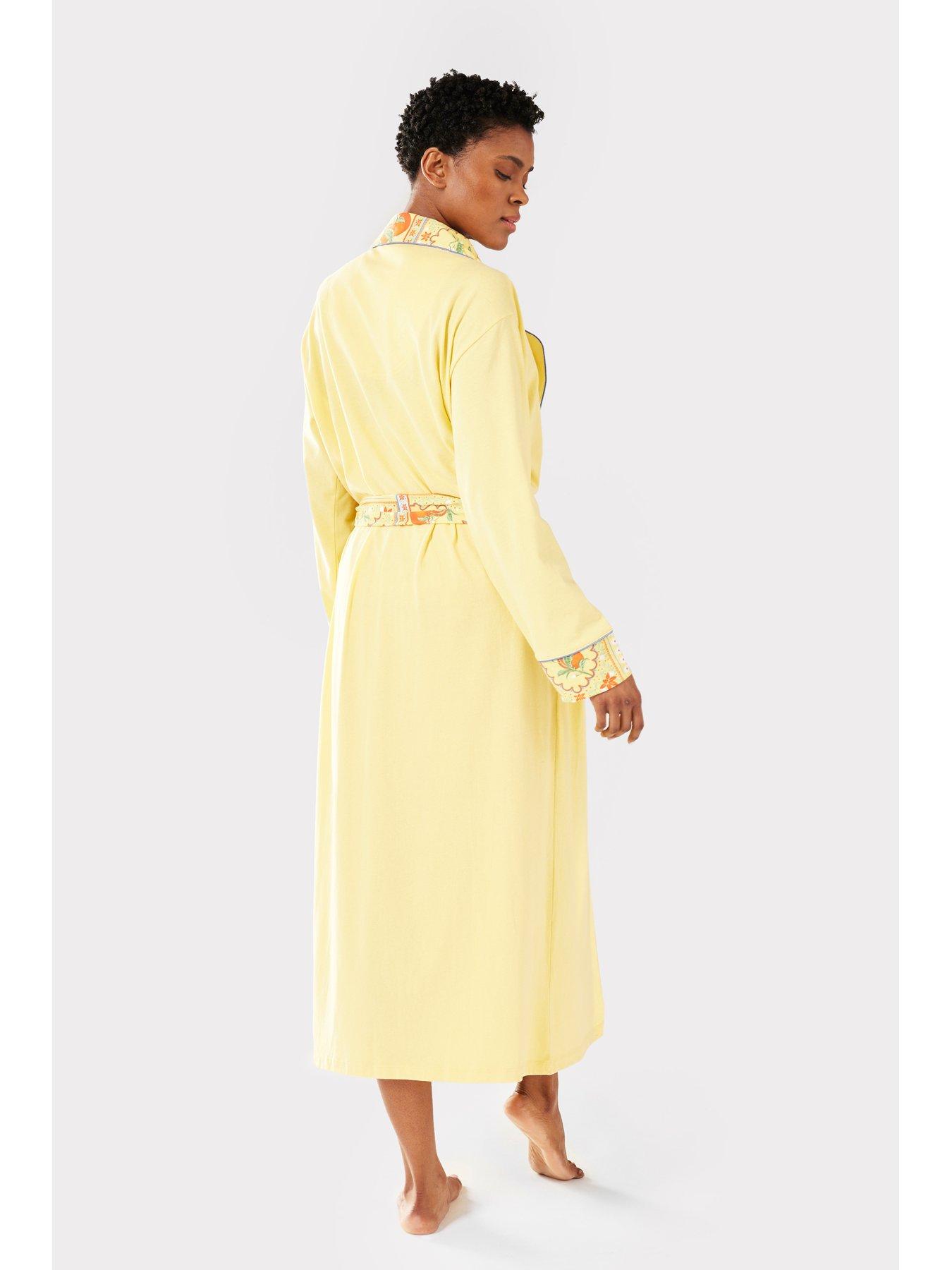 Yellow dressing sale gown