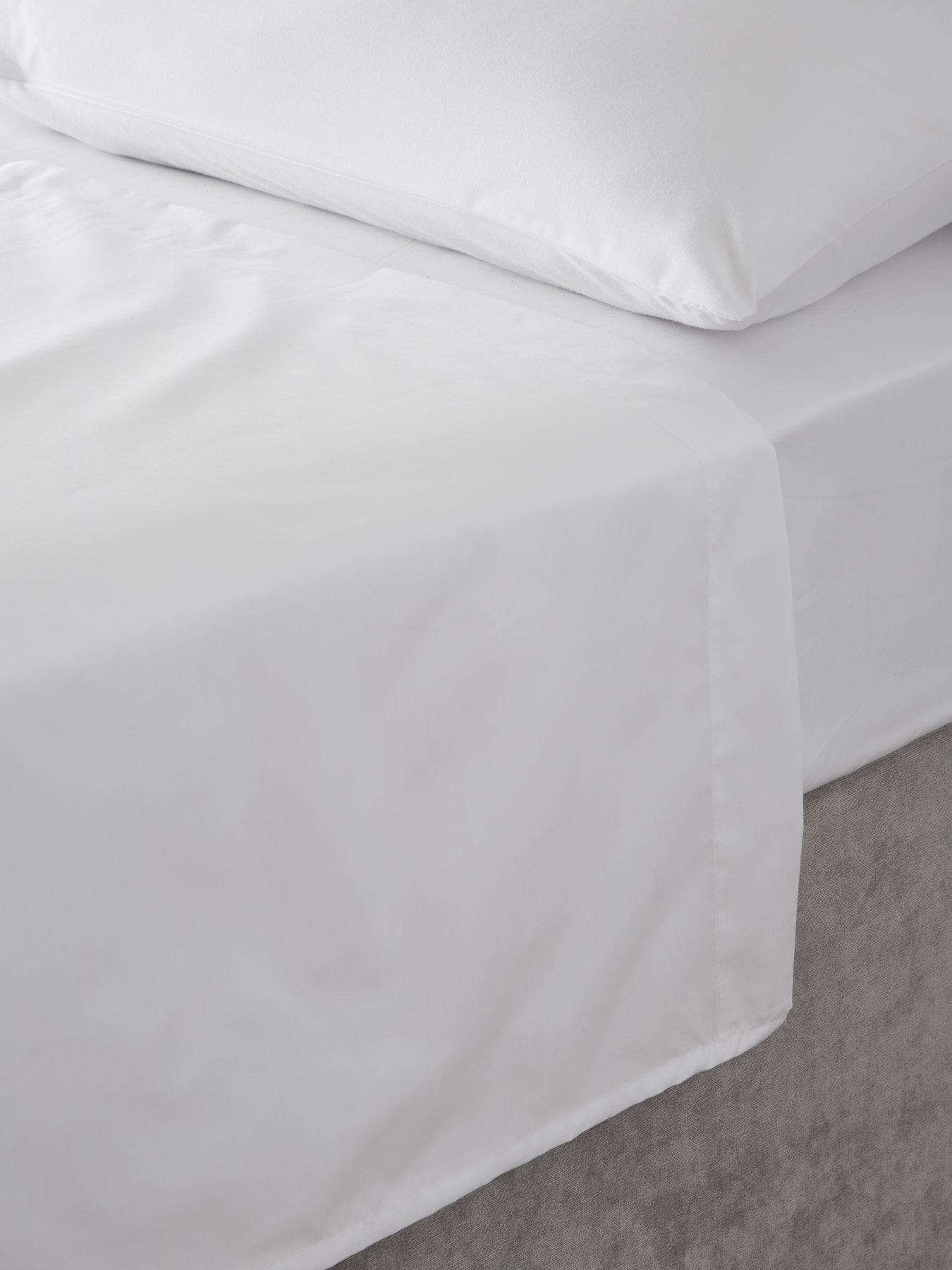 The Very Collection Non-Iron 180 Thread Count Flat Sheet
