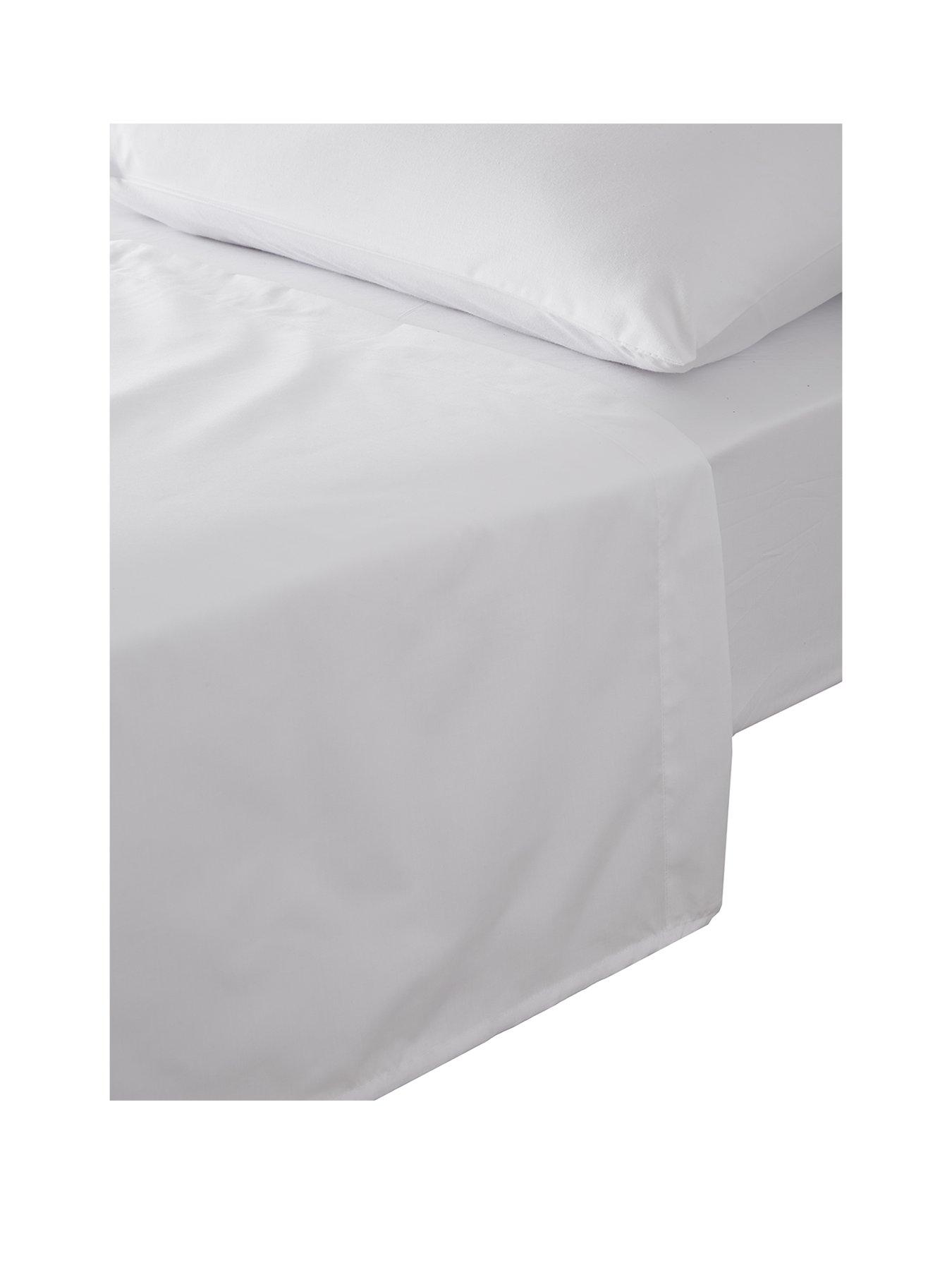 Image 2 of 3 of Very Home Non-Iron 180 Thread Count Flat Sheet