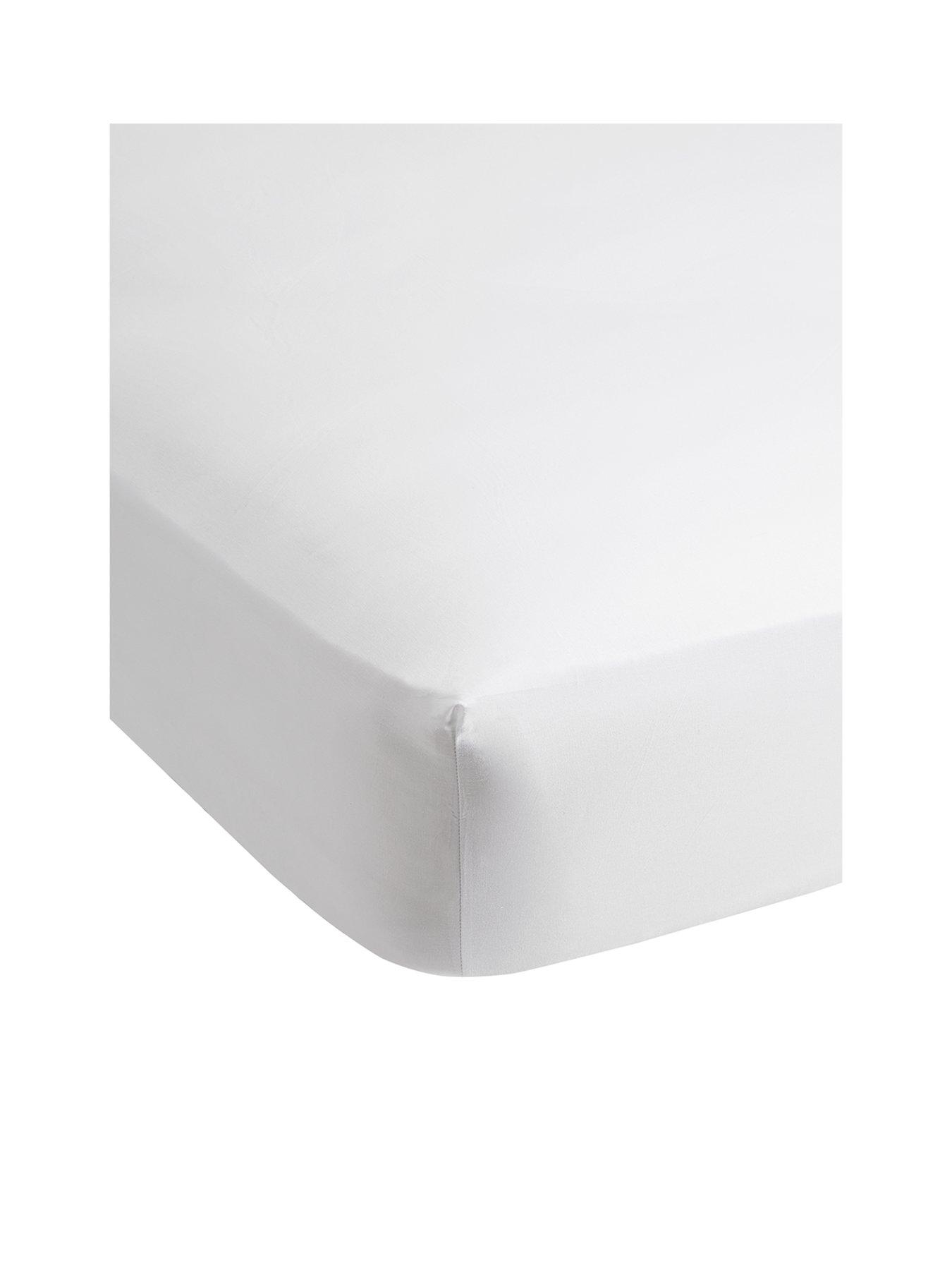  image of the-very-collection-non-iron-180-thread-count-28-cm-fitted-sheet