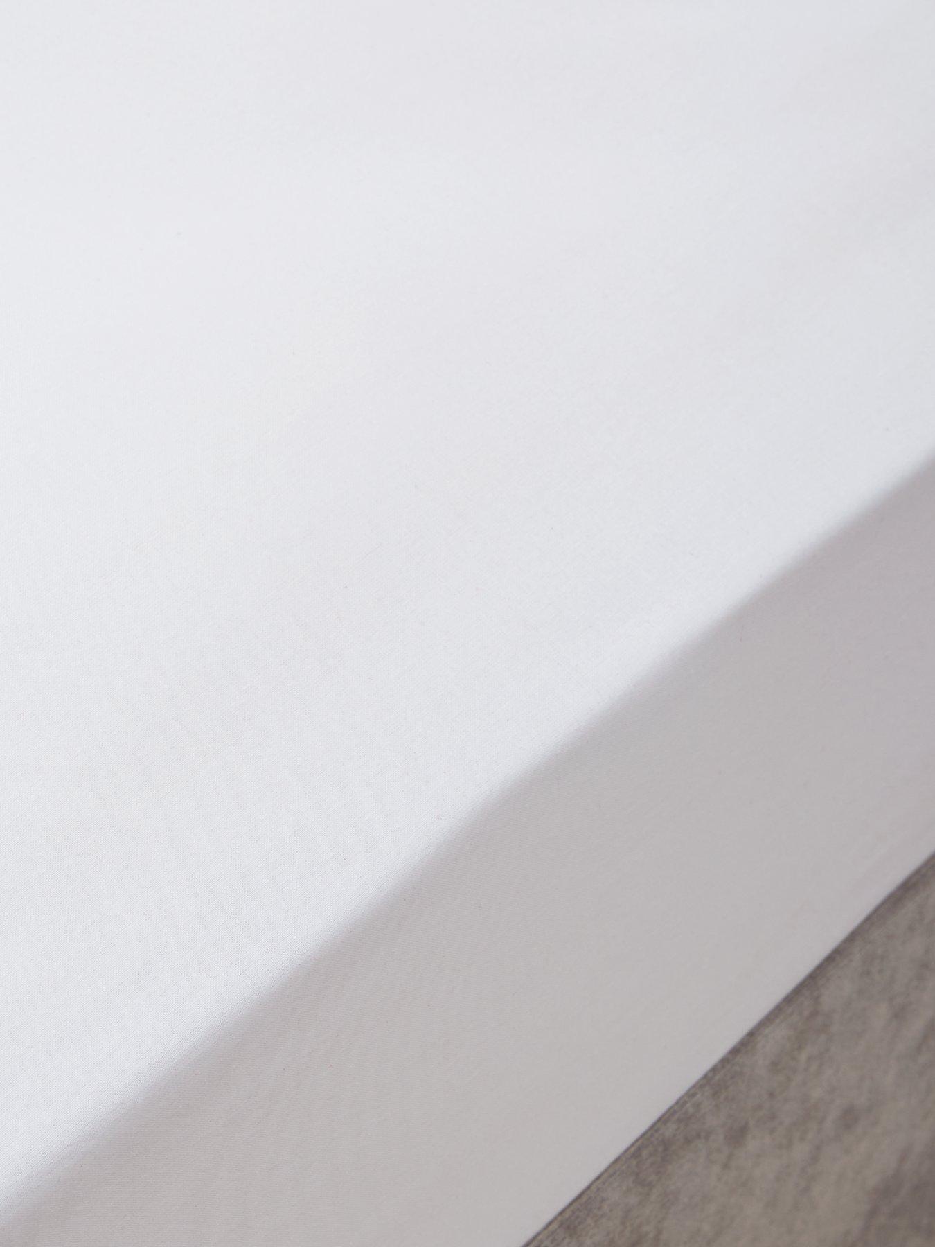  image of the-very-collection-non-iron-180-thread-count-28-cm-fitted-sheet