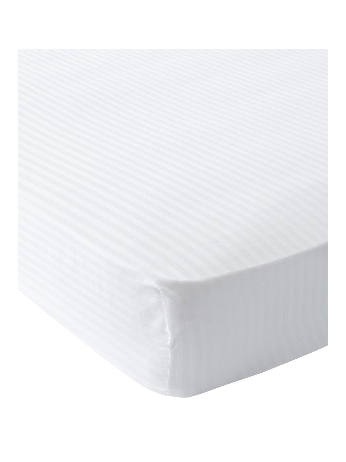 Very Home 300 Thread Count Soft Touch Sateen Stripe Extra Deep 32 cm
