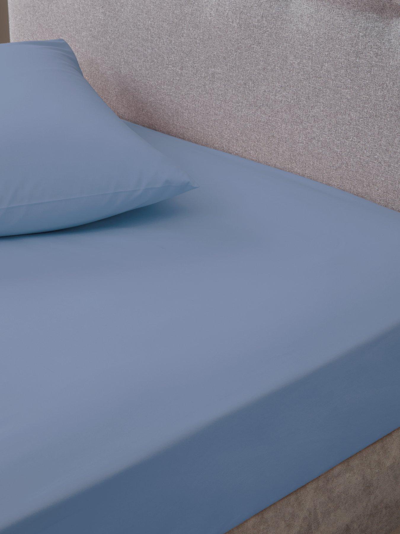 The Very Collection Non-Iron 180 Thread Count Extra Deep 32 cm Fitted Sheet