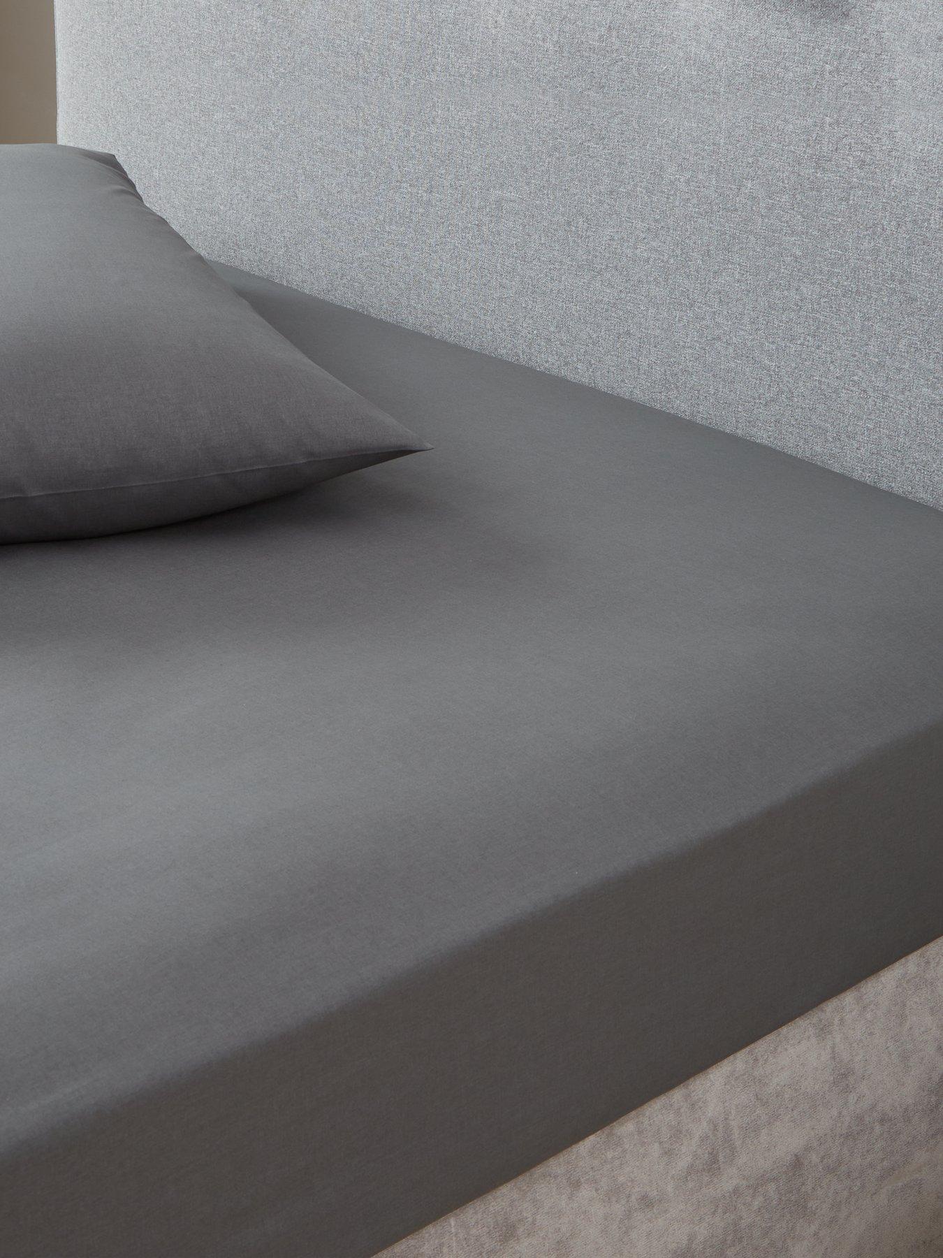 The Very Collection Easy Care Polycotton 25 cm Fitted Sheet