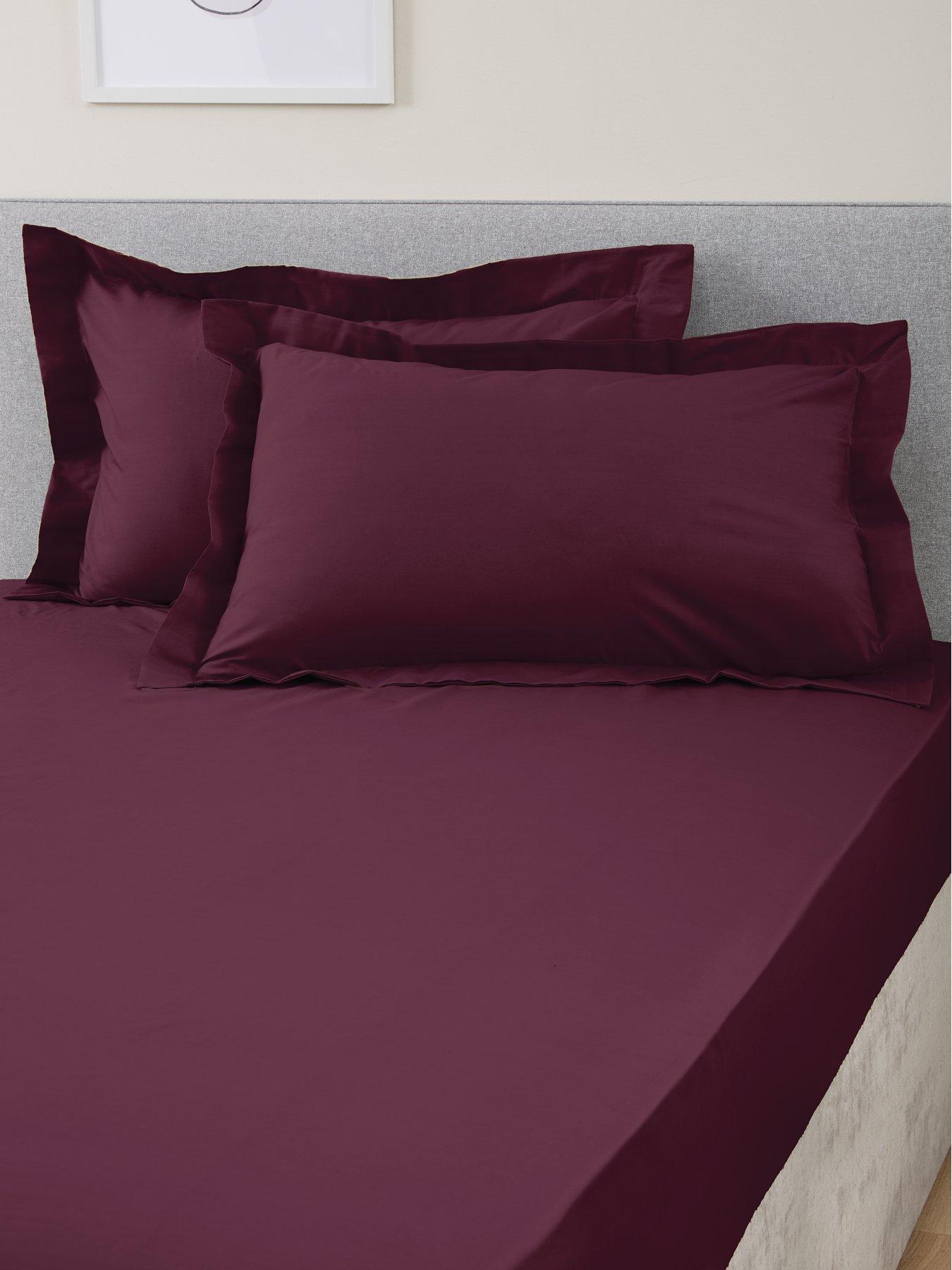 The Very Collection Non-Iron 180 Thread Count Oxford Pillowcase Pair
