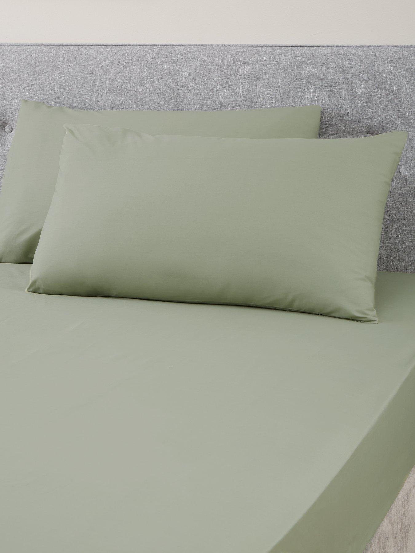 Very Home Non-Iron 180 Thread Count Standard Pillowcase Pair