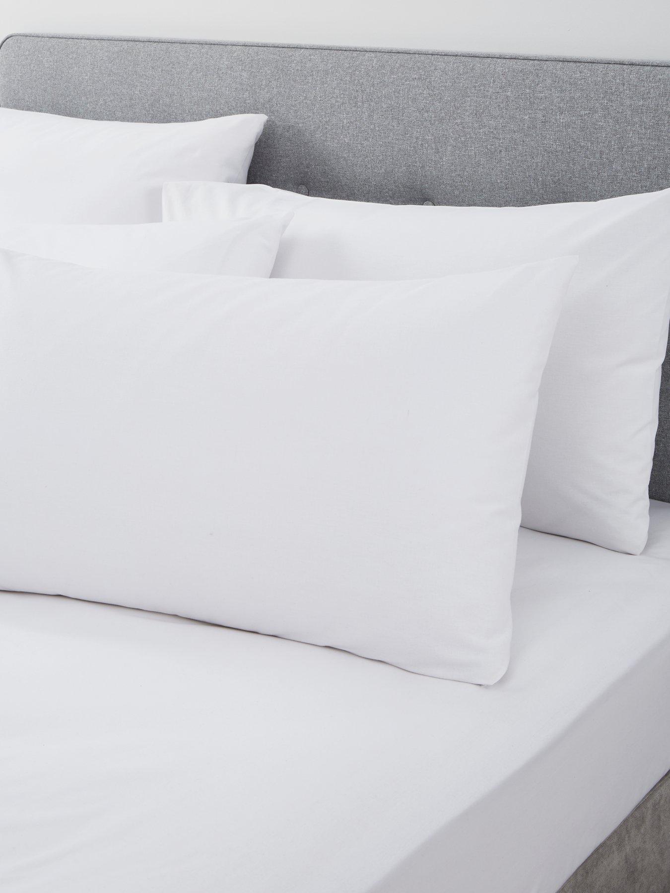 Image 1 of 4 of The Very Collection Pack of Four&nbsp;Easy Care Polycotton&nbsp;Count Standard Pillowcases