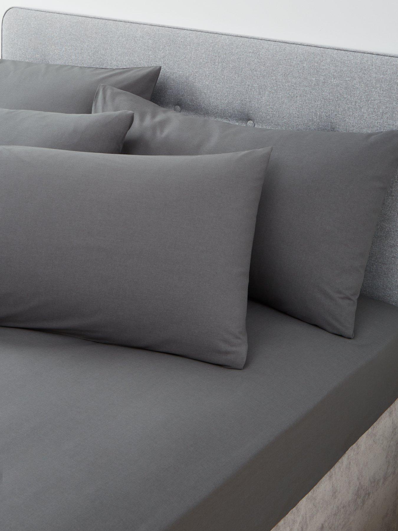The Very Collection Pack of Four Easy Care Polycotton Count Standard Pillowcases