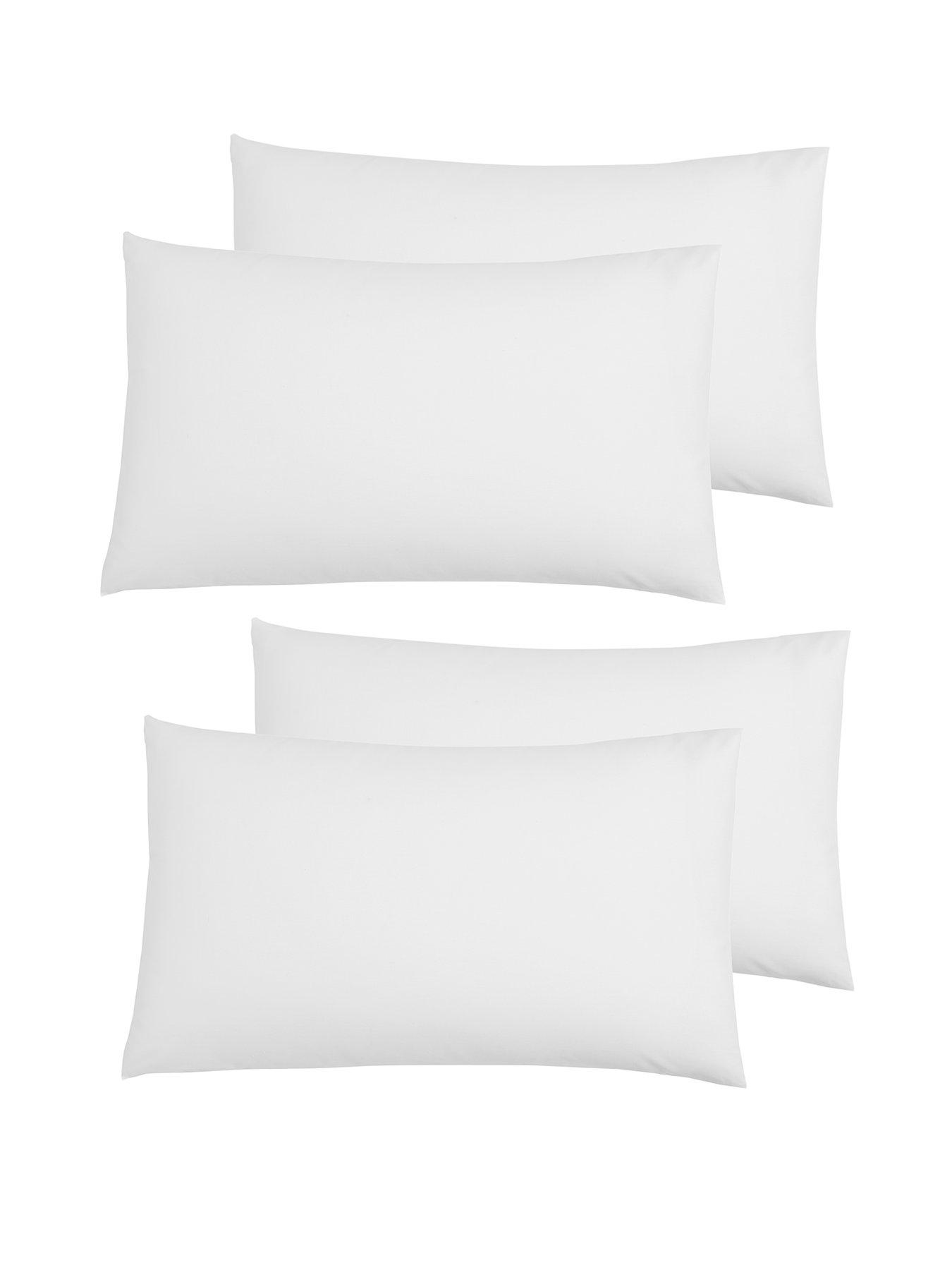 Image 2 of 4 of The Very Collection Pack of Four&nbsp;Easy Care Polycotton&nbsp;Count Standard Pillowcases