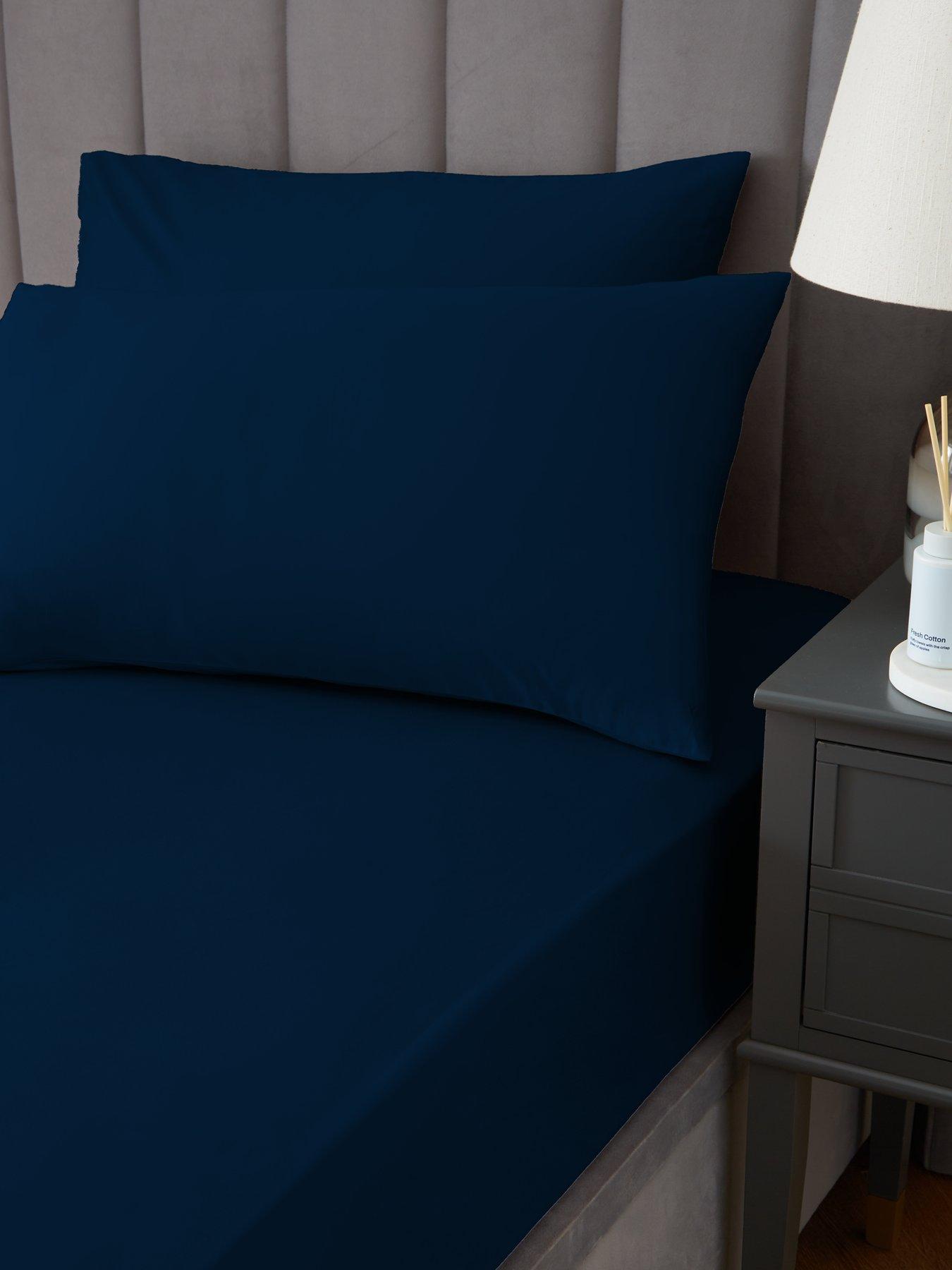 Very Home Luxury 400 Thread Count Soft Touch Cotton Sateen Housewife Pillowcase Pair
