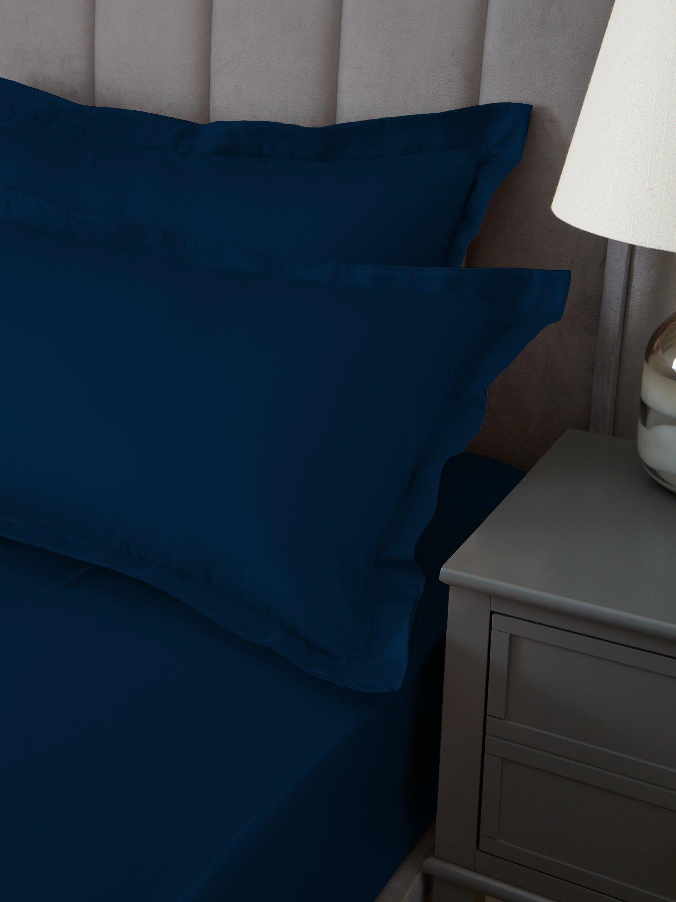 Very Home Luxury 400 Thread Count Soft Touch Cotton Sateen Oxford Pillowcase Pair