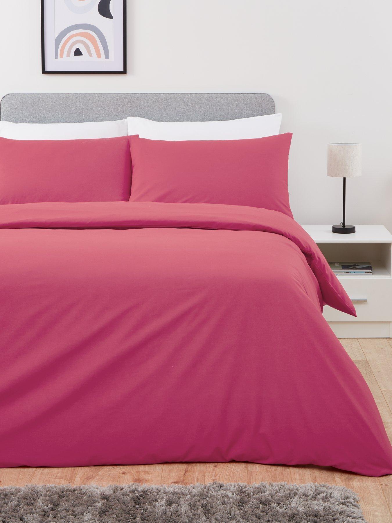  image of everyday-easy-care-polycotton-duvet-cover-and-pillowcase-set