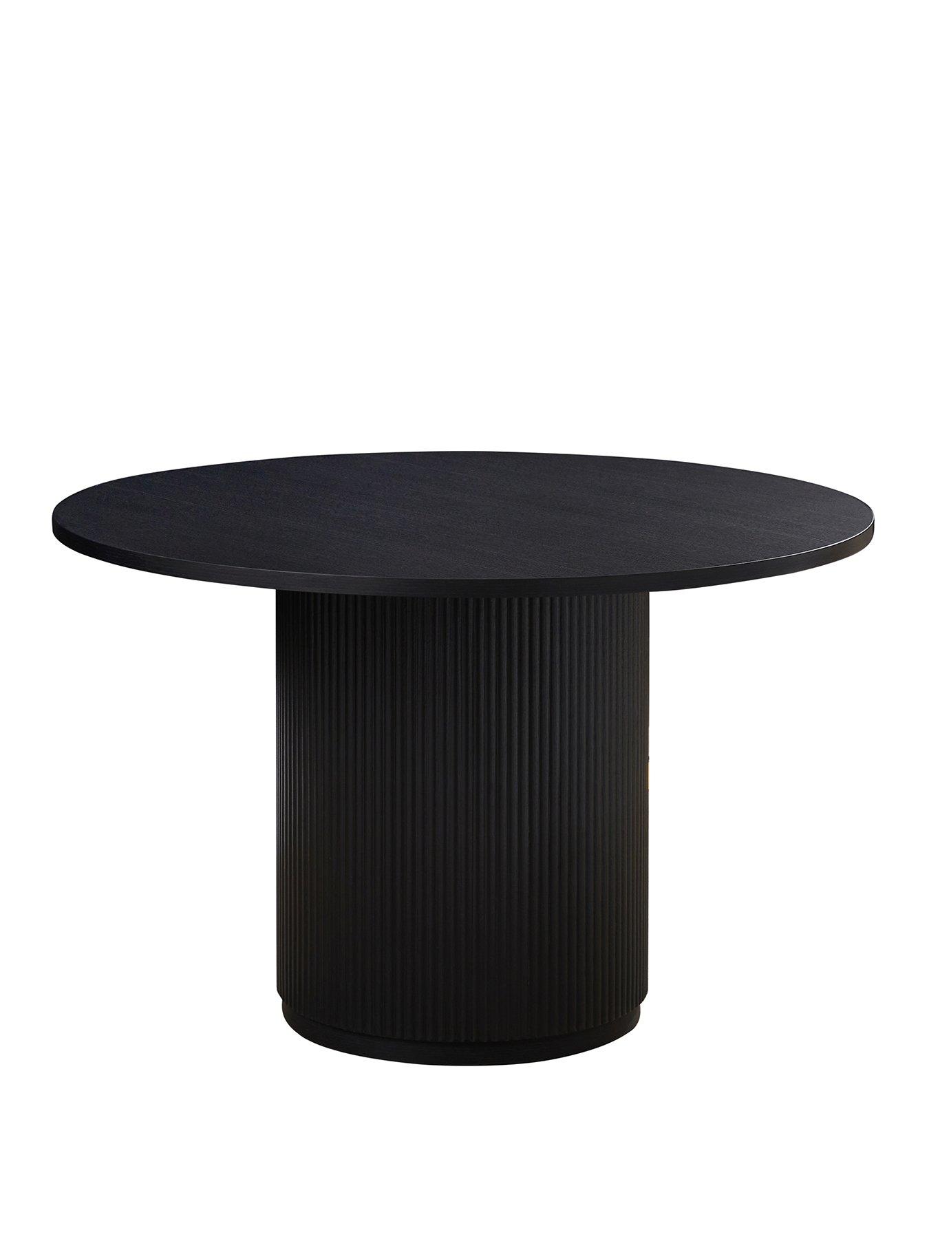  image of very-home-carina-round-120-cm-dining-table-and-4-chairs