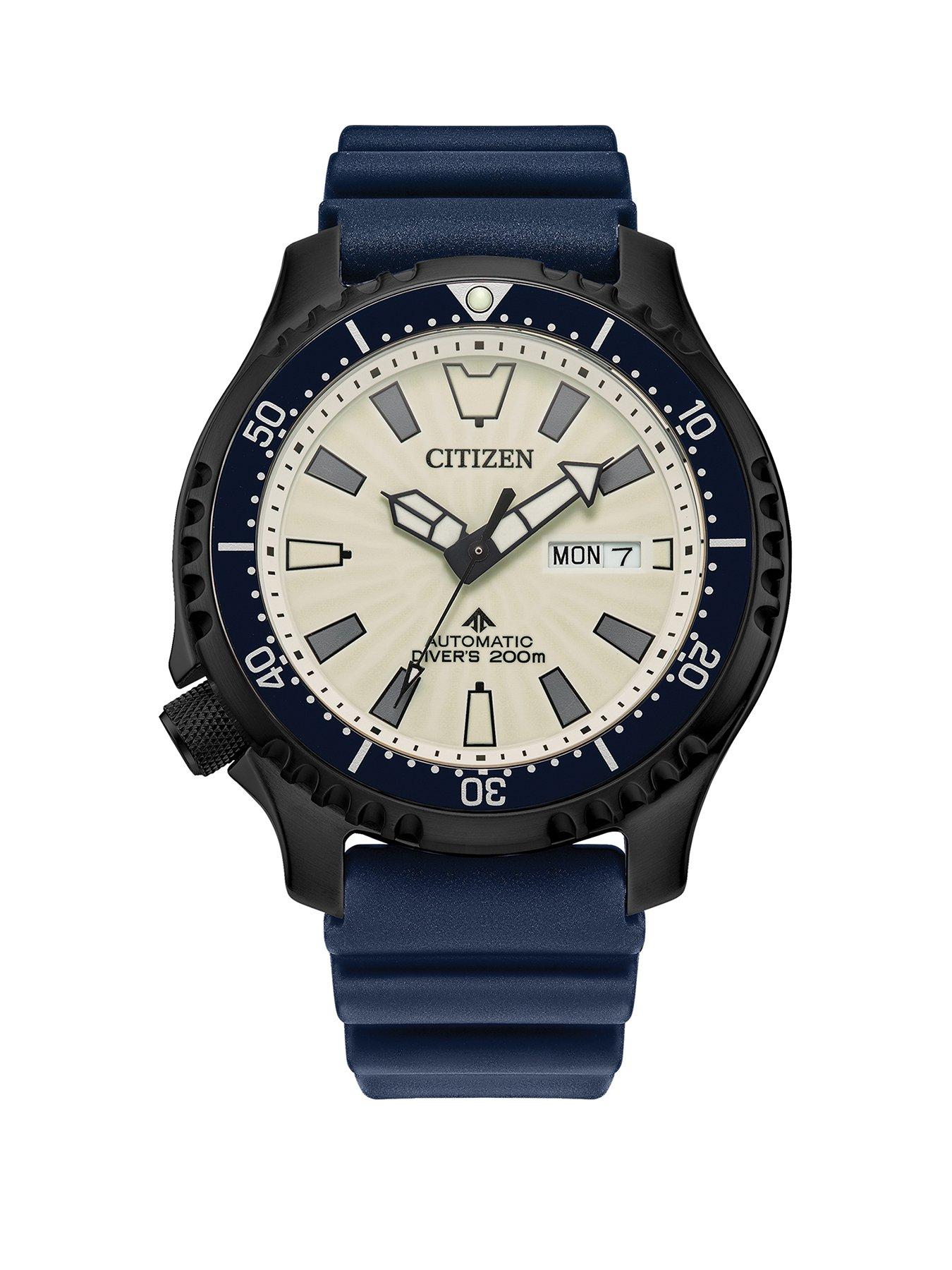  image of citizen-gents-automatic-promaster-blue-pu-watch