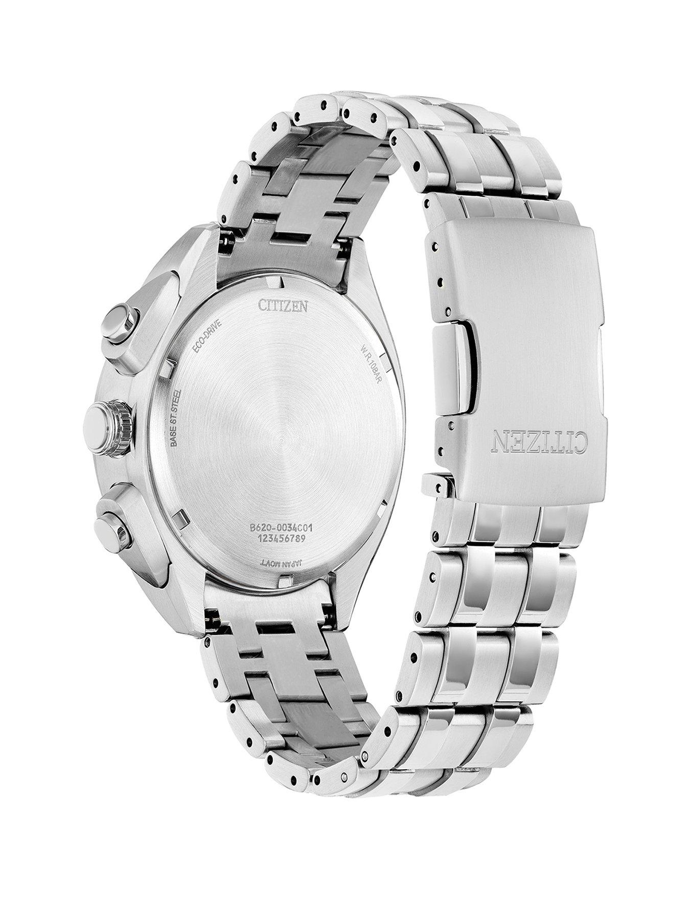 Image 2 of 8 of Citizen GENTS ECO-DRIVE CHRONOGRAPH Stainless steel bracelet Watch