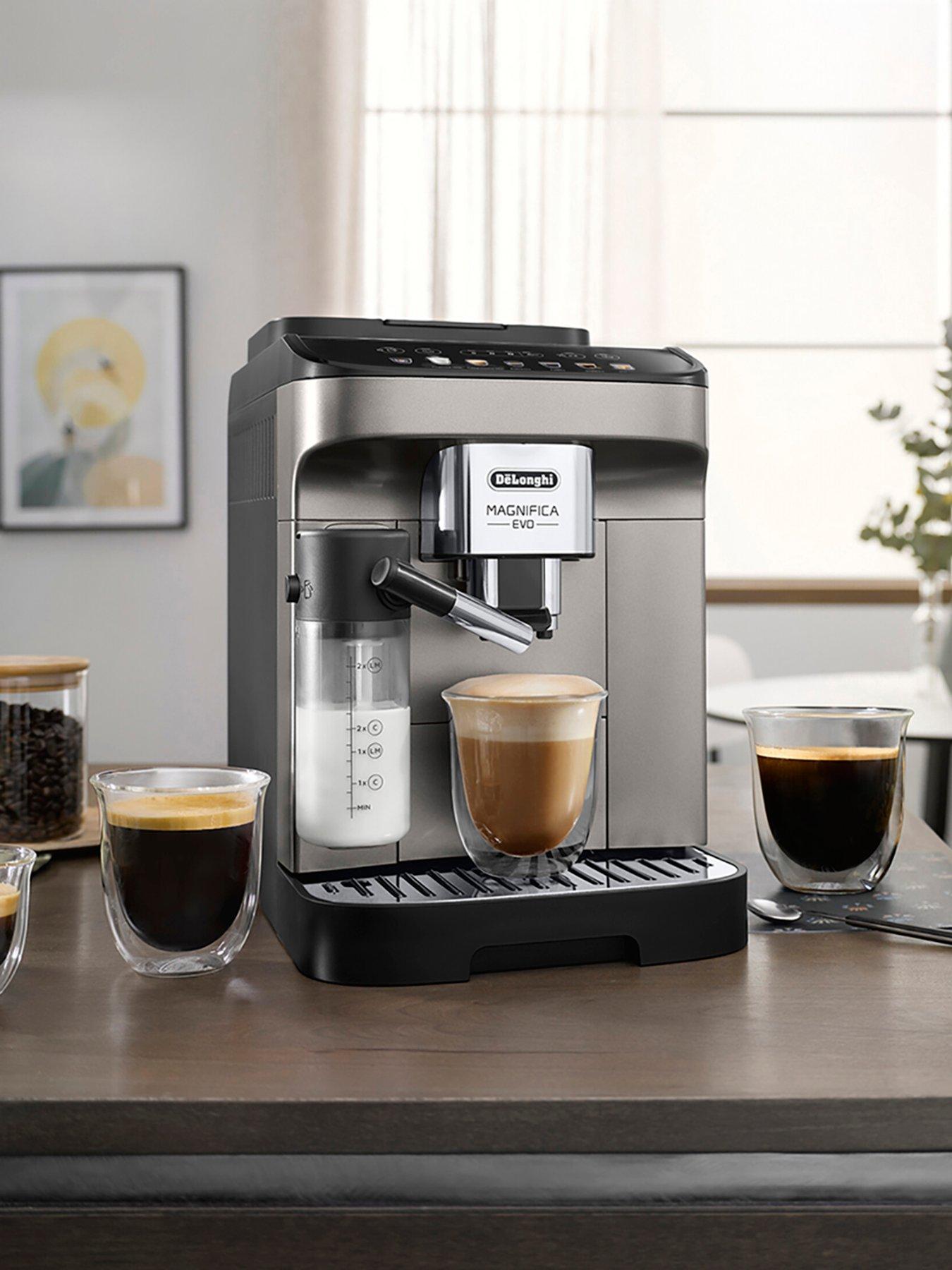 DeLonghi Magnifica Start Fully Automatic Bean to Cup Coffee Machine, ECAM220.60.B, Black