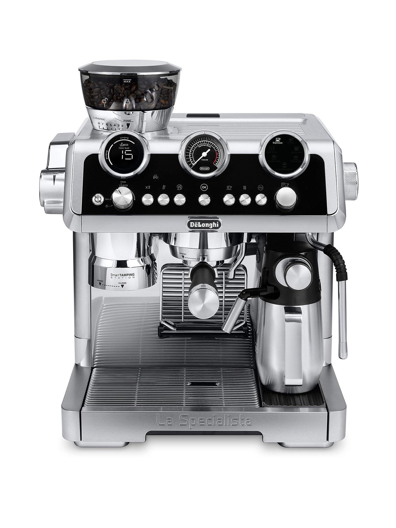 Cafetera Espresso manual De'Longhi La Specialista Maestro Cold Brew  EC9865.M, Thermoblock, Express con molinillo, 1450 W, 2.5 l, 19 bar, Plata