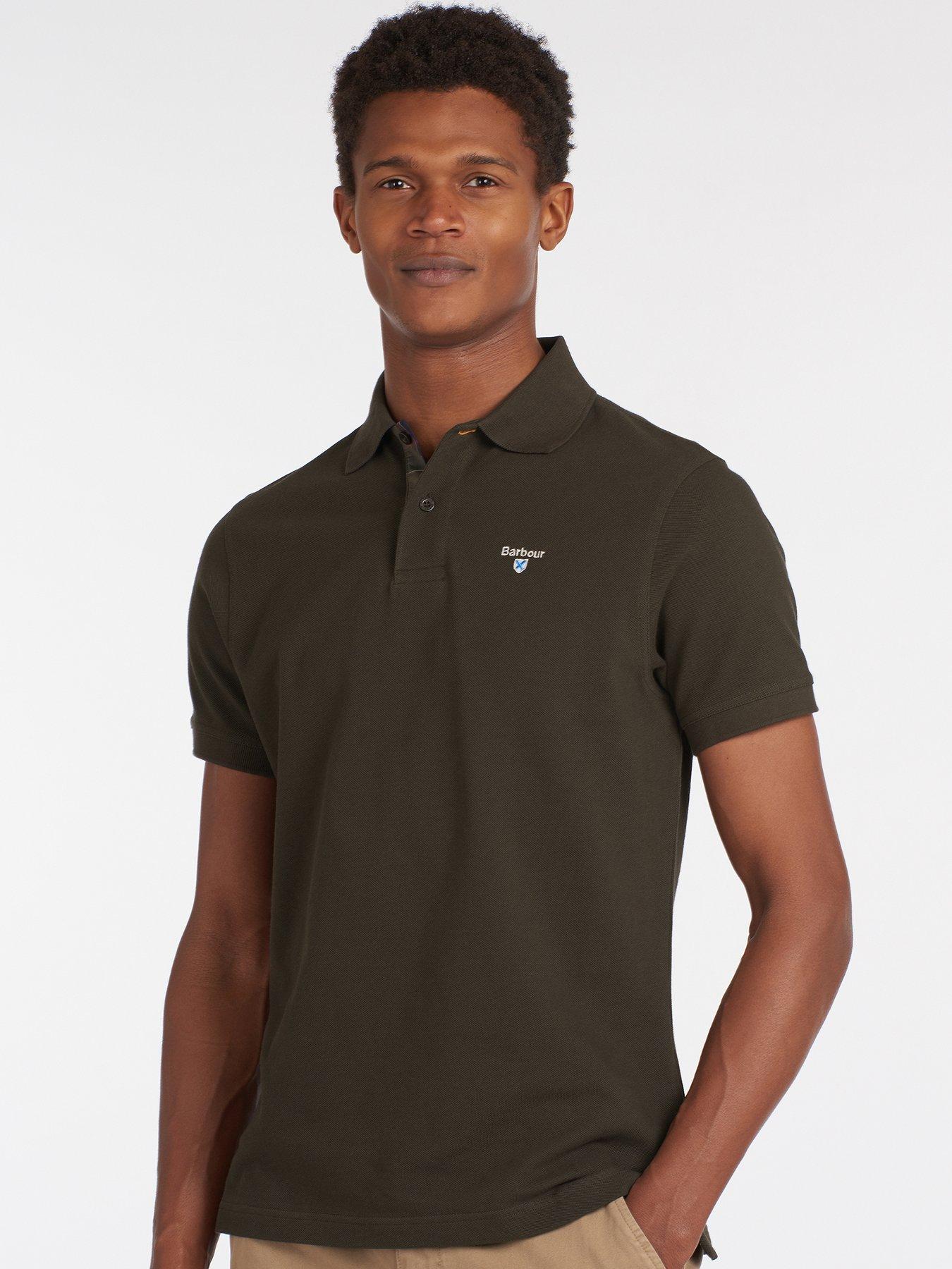 undefined Tartan Pique Polo Shirt - Dark Green