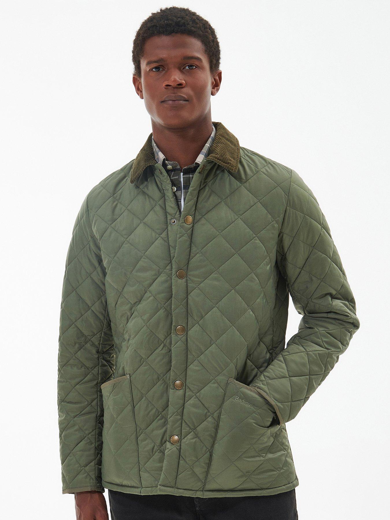 Barbour Heritage Liddesdale Quilted Jacket Green Littlewoods