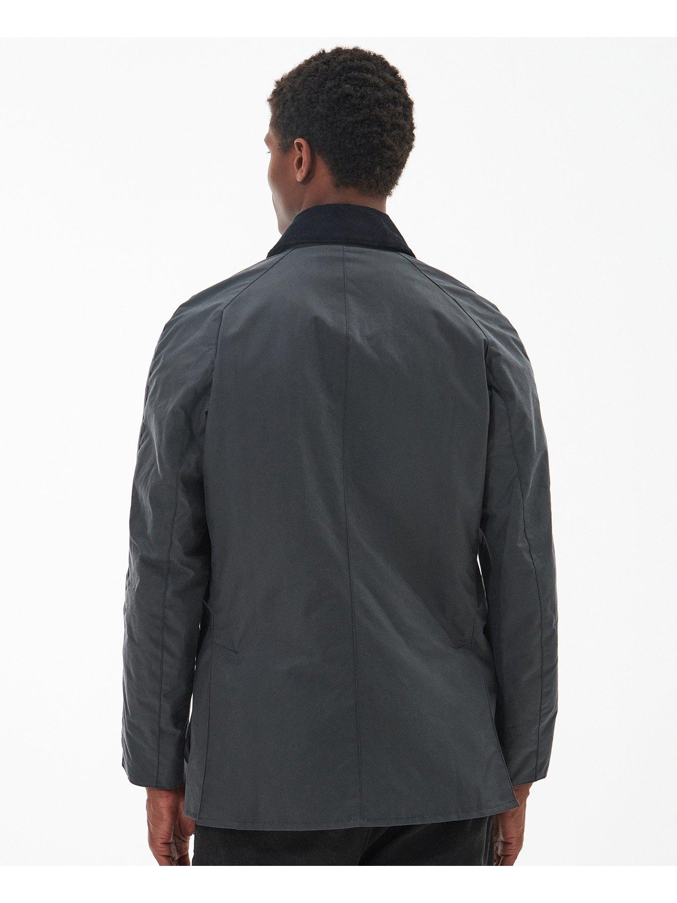 stillFront image of barbour-ashby-wax-jacket-dark-grey