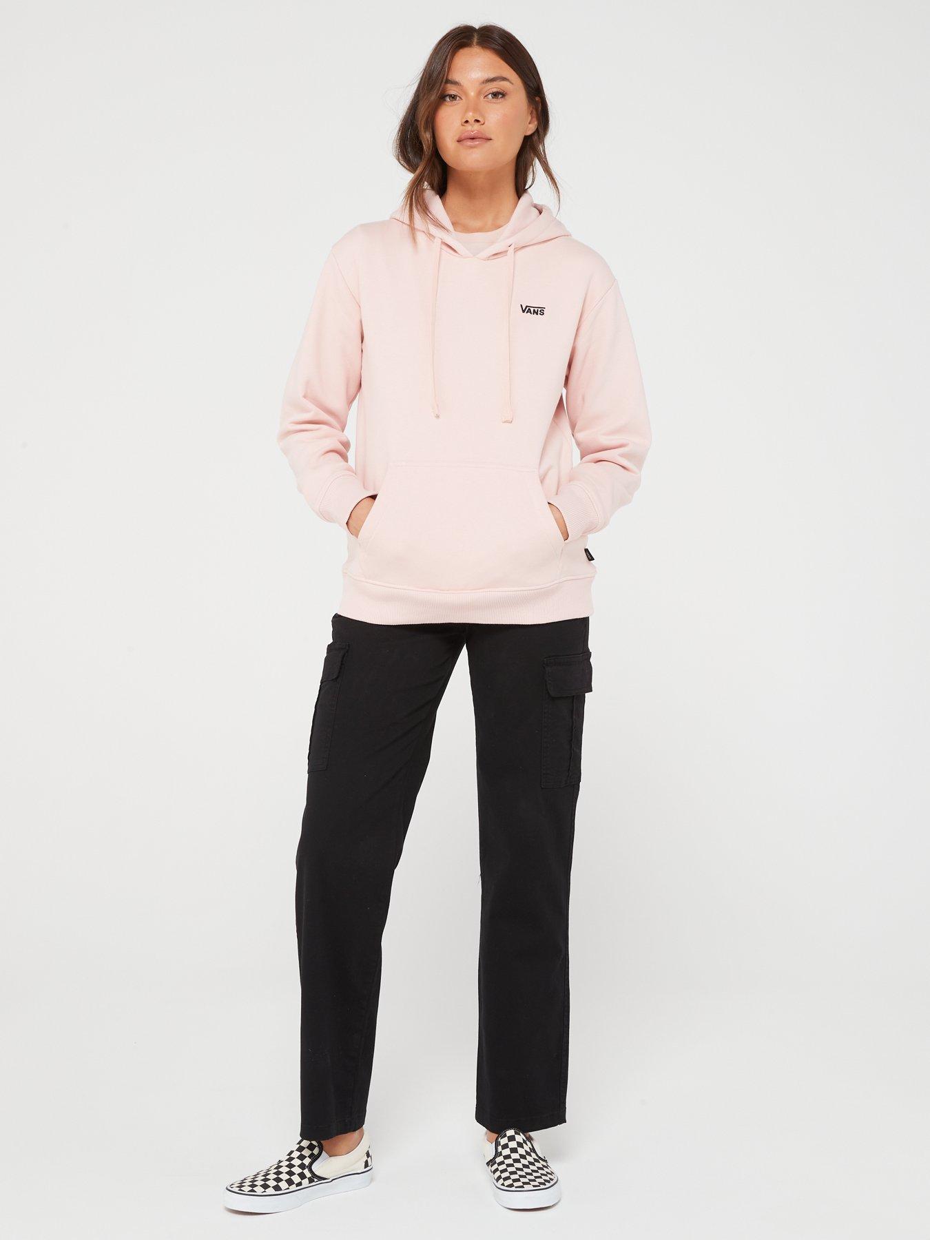 Pink vans hoodie best sale