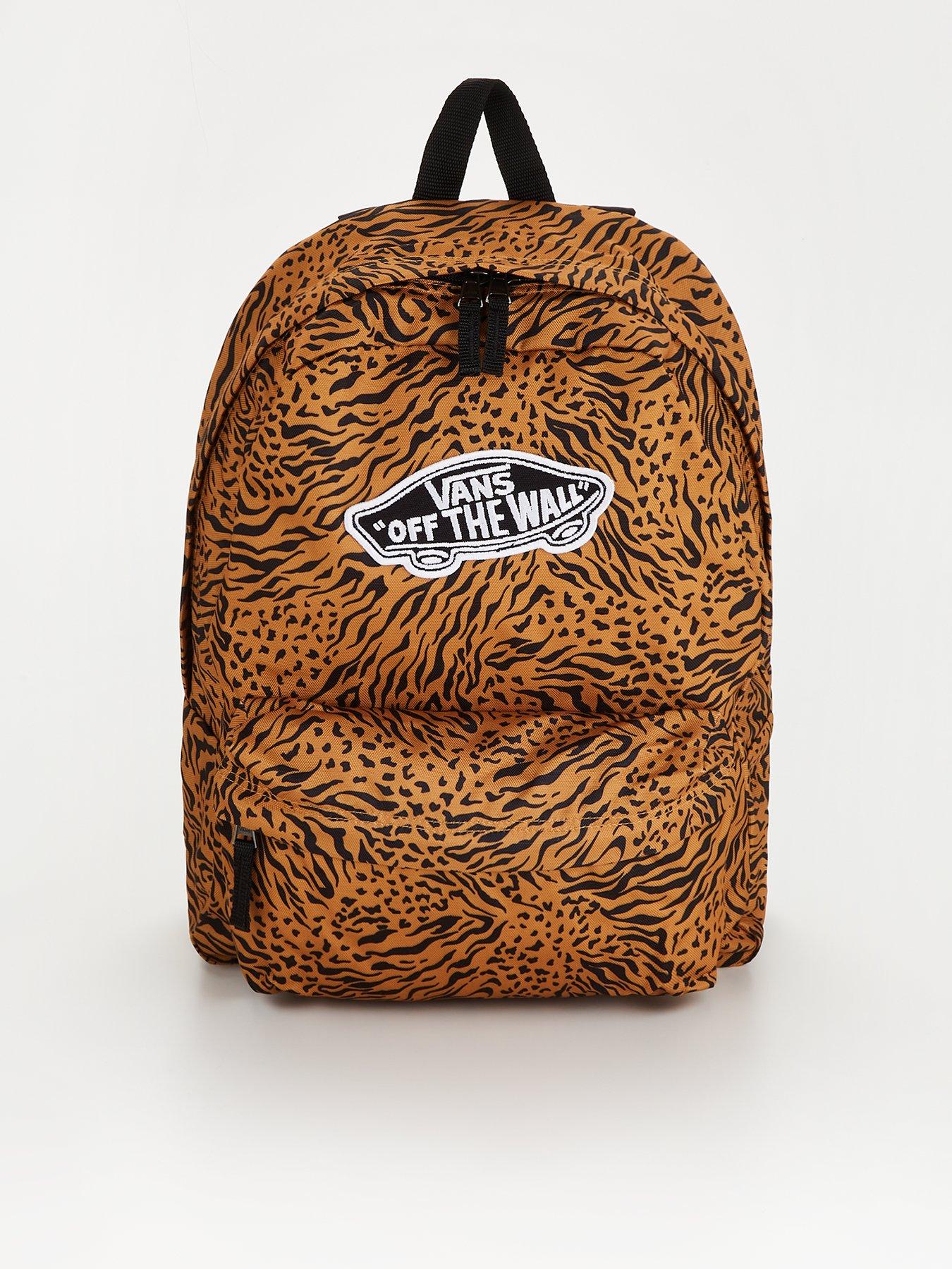 Leopard print hotsell backpack vans