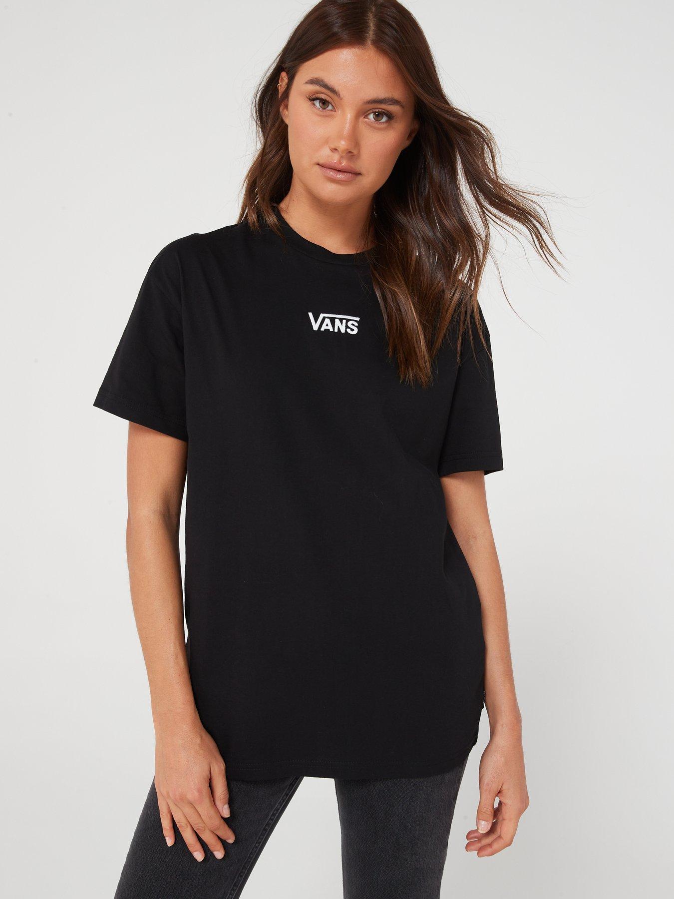 Vans black hotsell t shirt womens