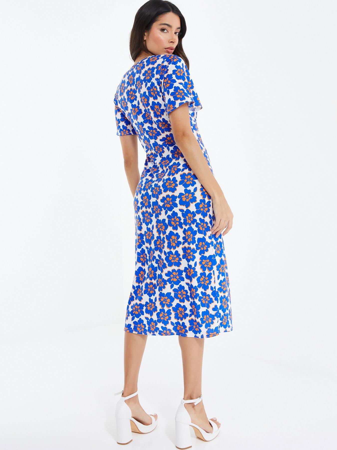 Quiz Floral Midi Dress