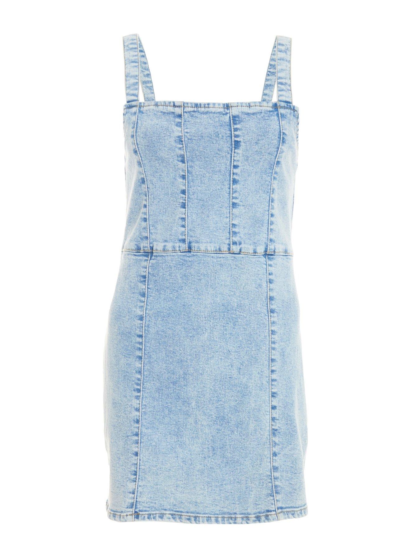 Quiz Denim Mini Dress | Littlewoods