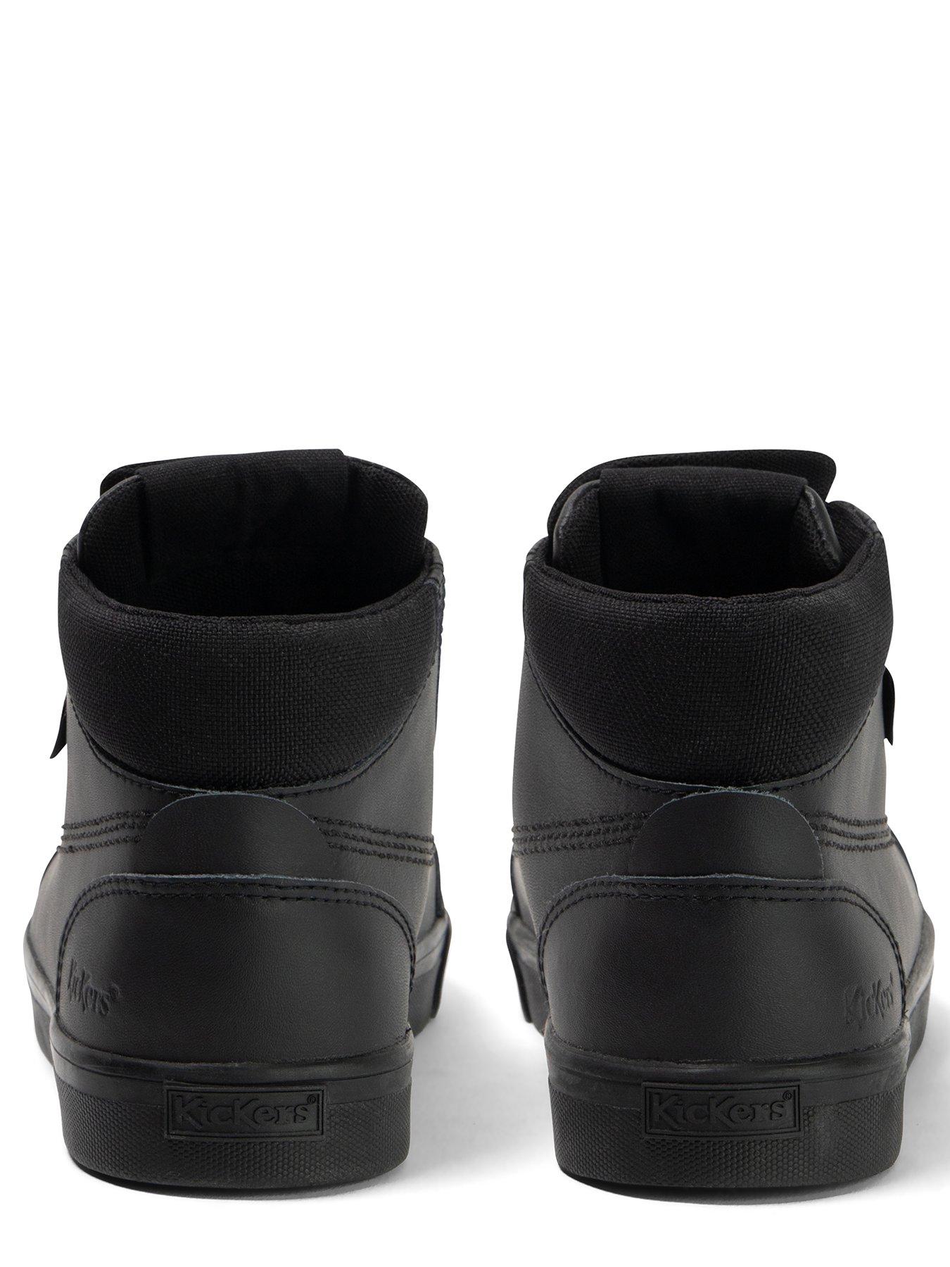 Kickers Youth Tovni Hi Double Tongue Leather High Top School Shoe ...