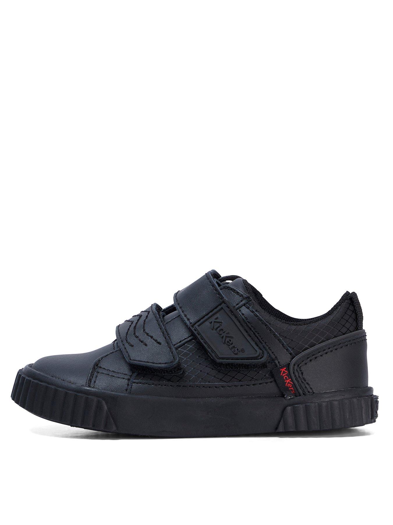 undefined Tovni Twin Flex Leather Plimsoll School Shoe