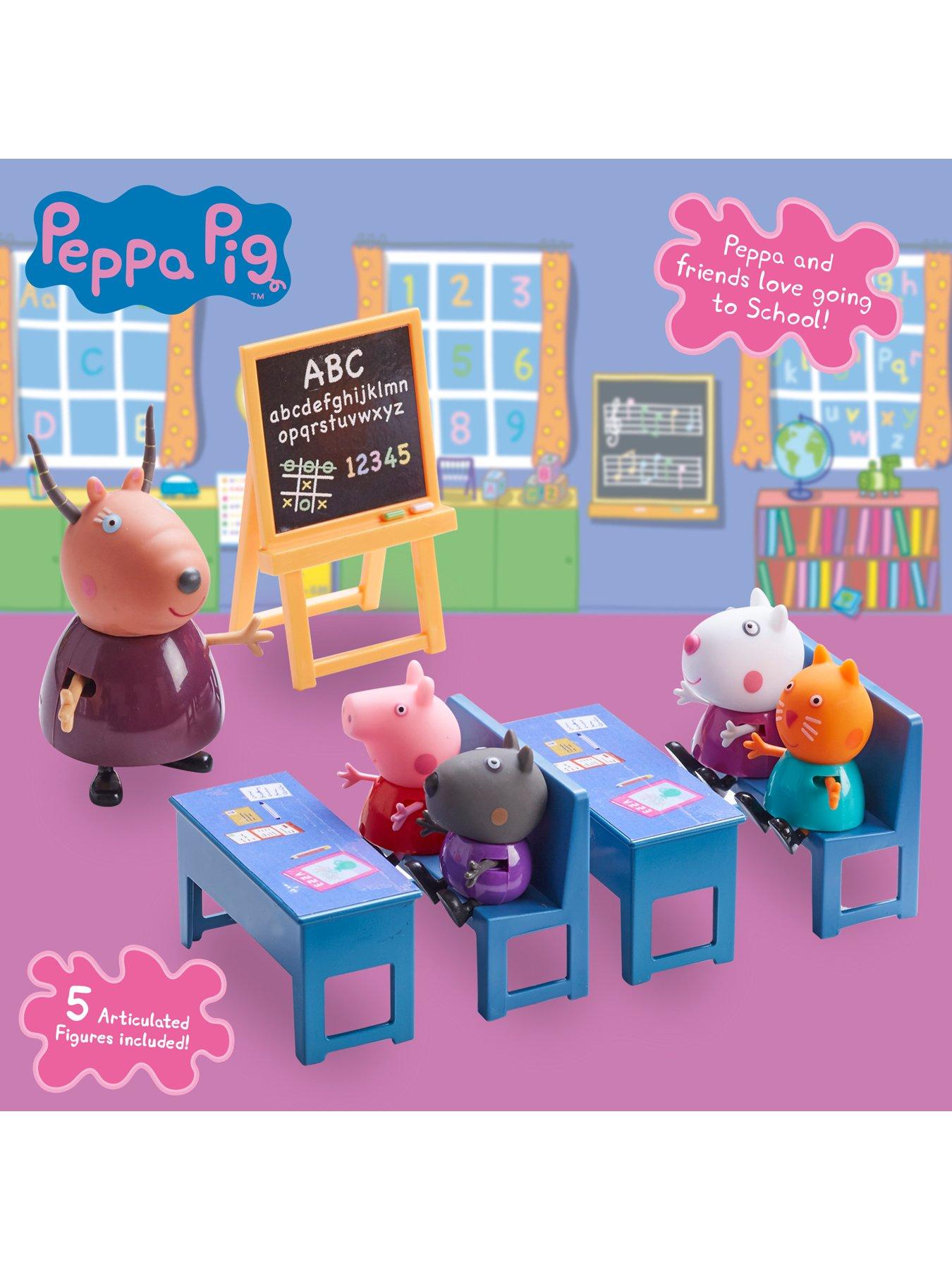 Peppa pig classroom playset new arrivals