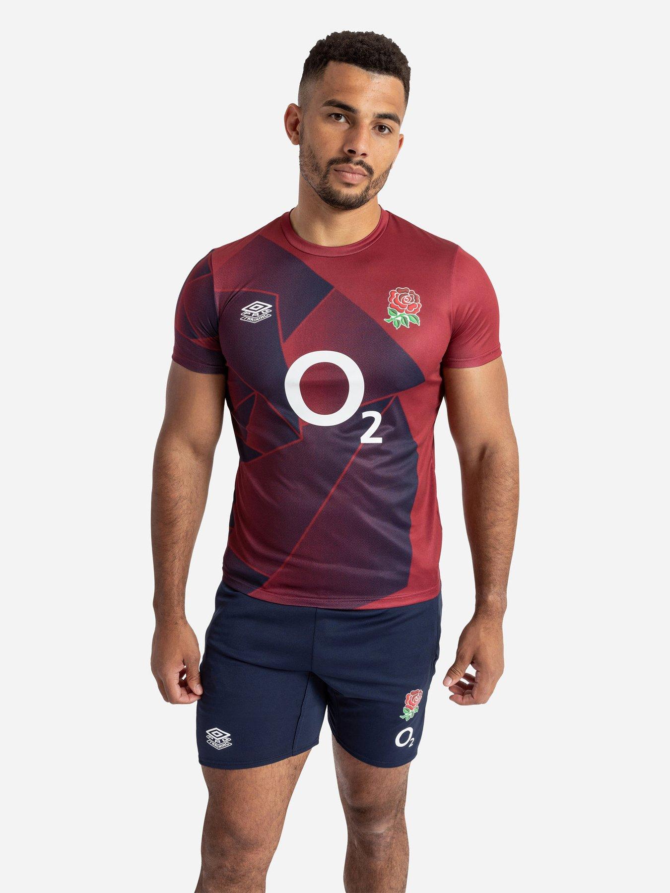 Umbro Mens England Warm Up Jersey (O2) - Navy