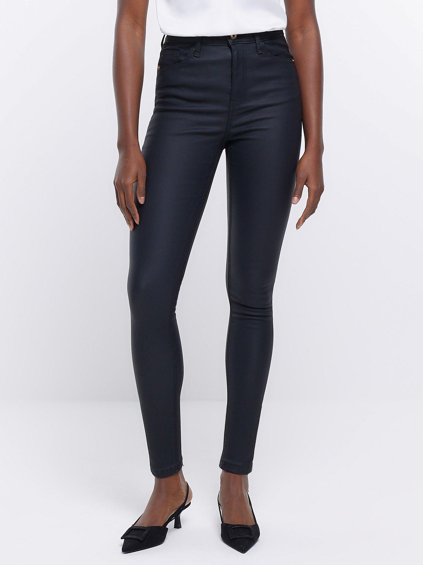 River island coated on sale leggings