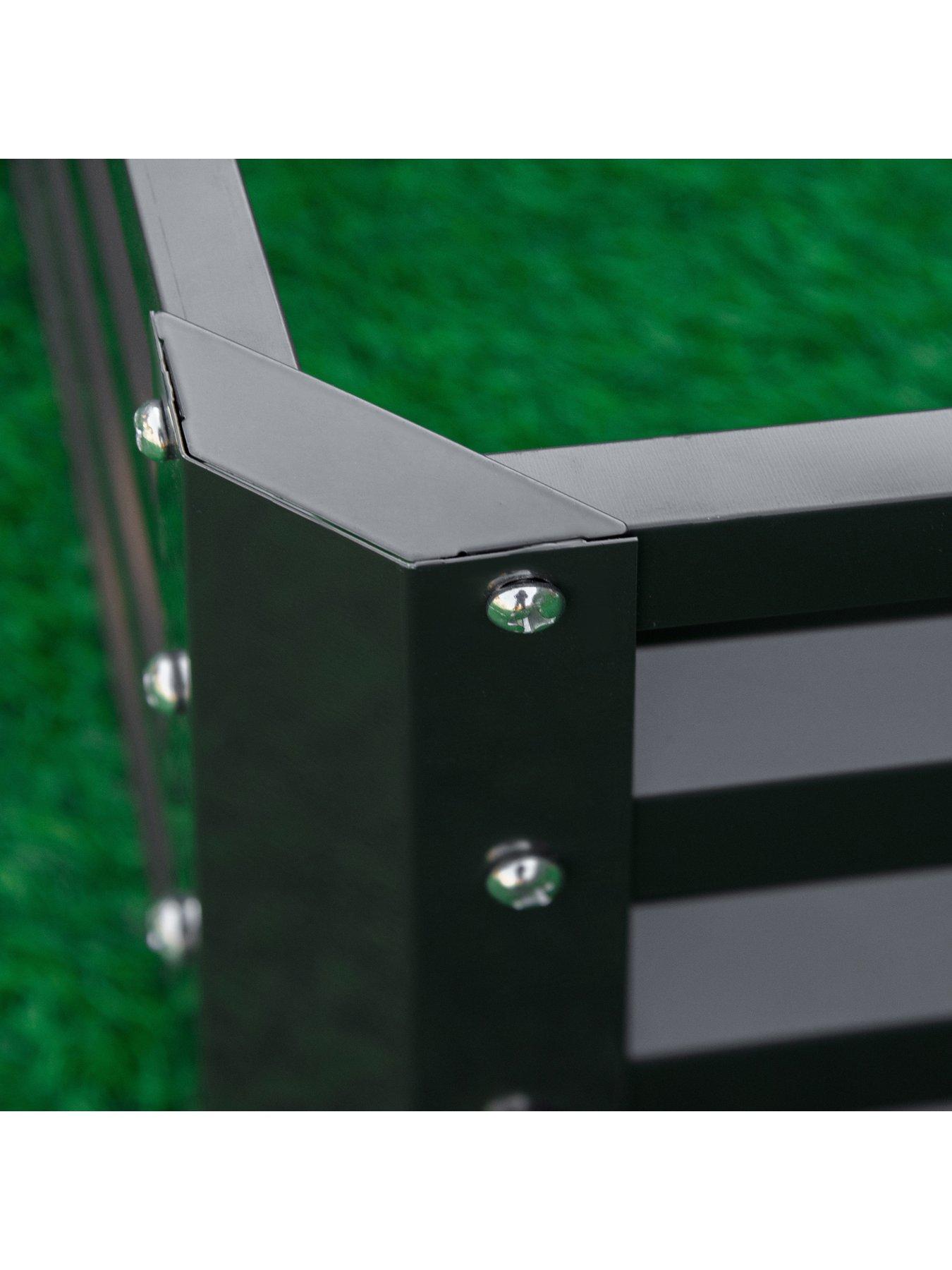 Image 7 of 7 of OutSunny Raised Garden Bed Frame Outdoor Planter Kit for&nbsp;Flowers &amp; Vegetables -&nbsp;Grey