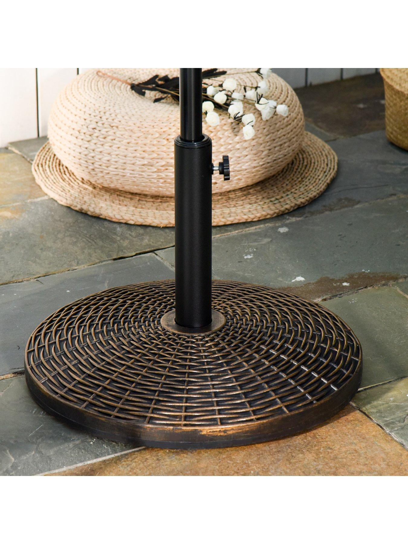 OutSunny Parasol Base - Antique Bronze