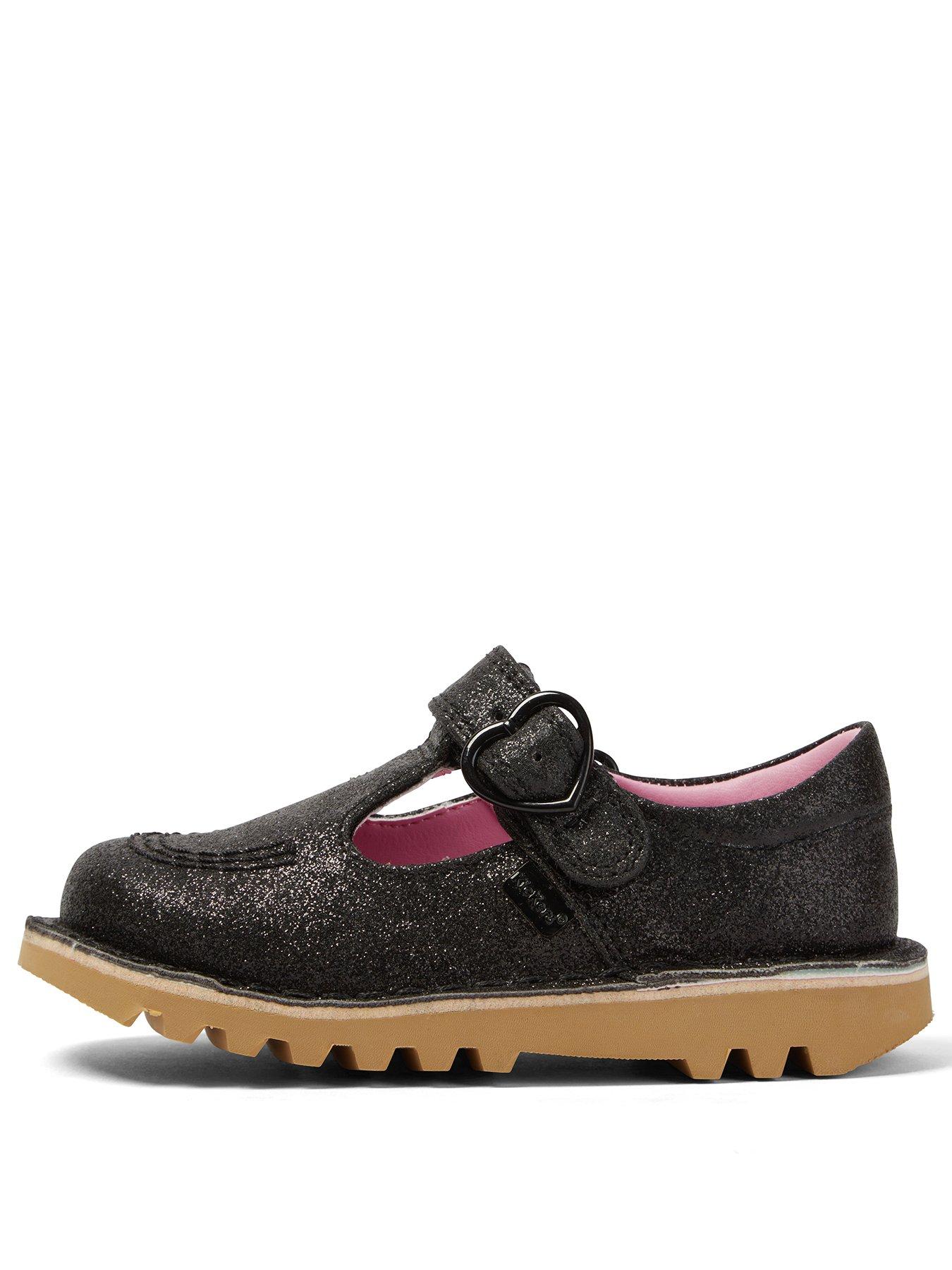 Kickers Kick T Bar Glitter Shoe | littlewoods.com
