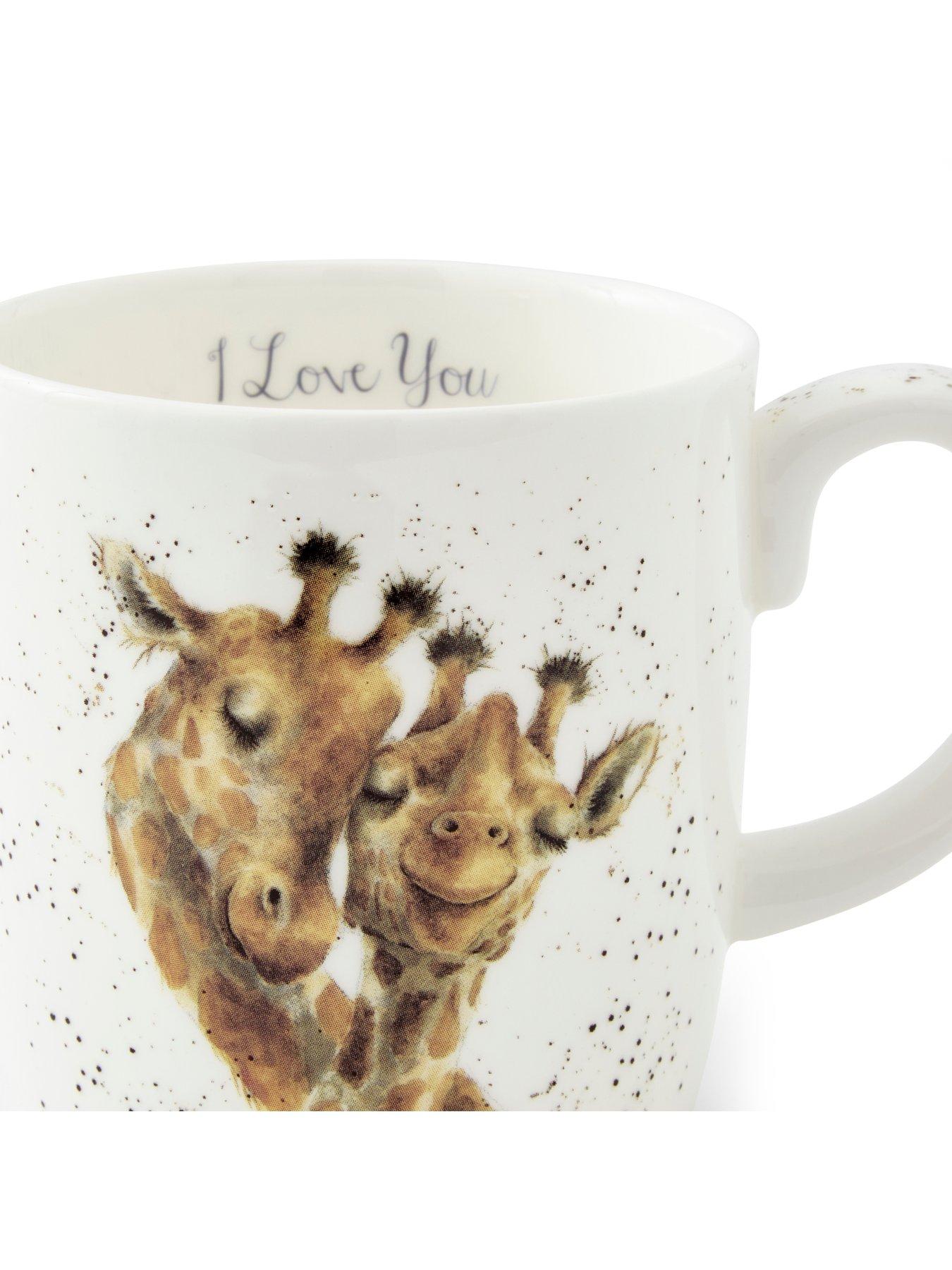  image of royal-worcester-wrendale-giraffe-i-love-you-mug