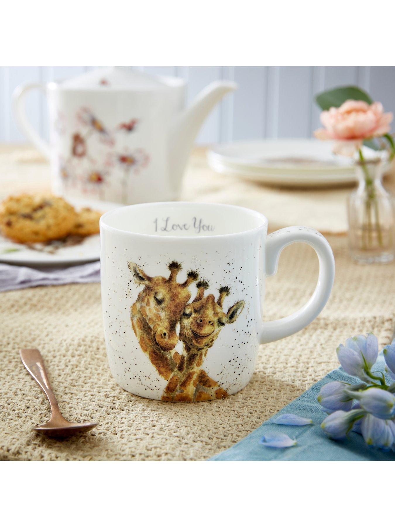  image of royal-worcester-wrendale-giraffe-i-love-you-mug