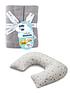  image of silentnight-safe-nights-grow-with-me-pillow-and-cellular-blanket-bundle--grey