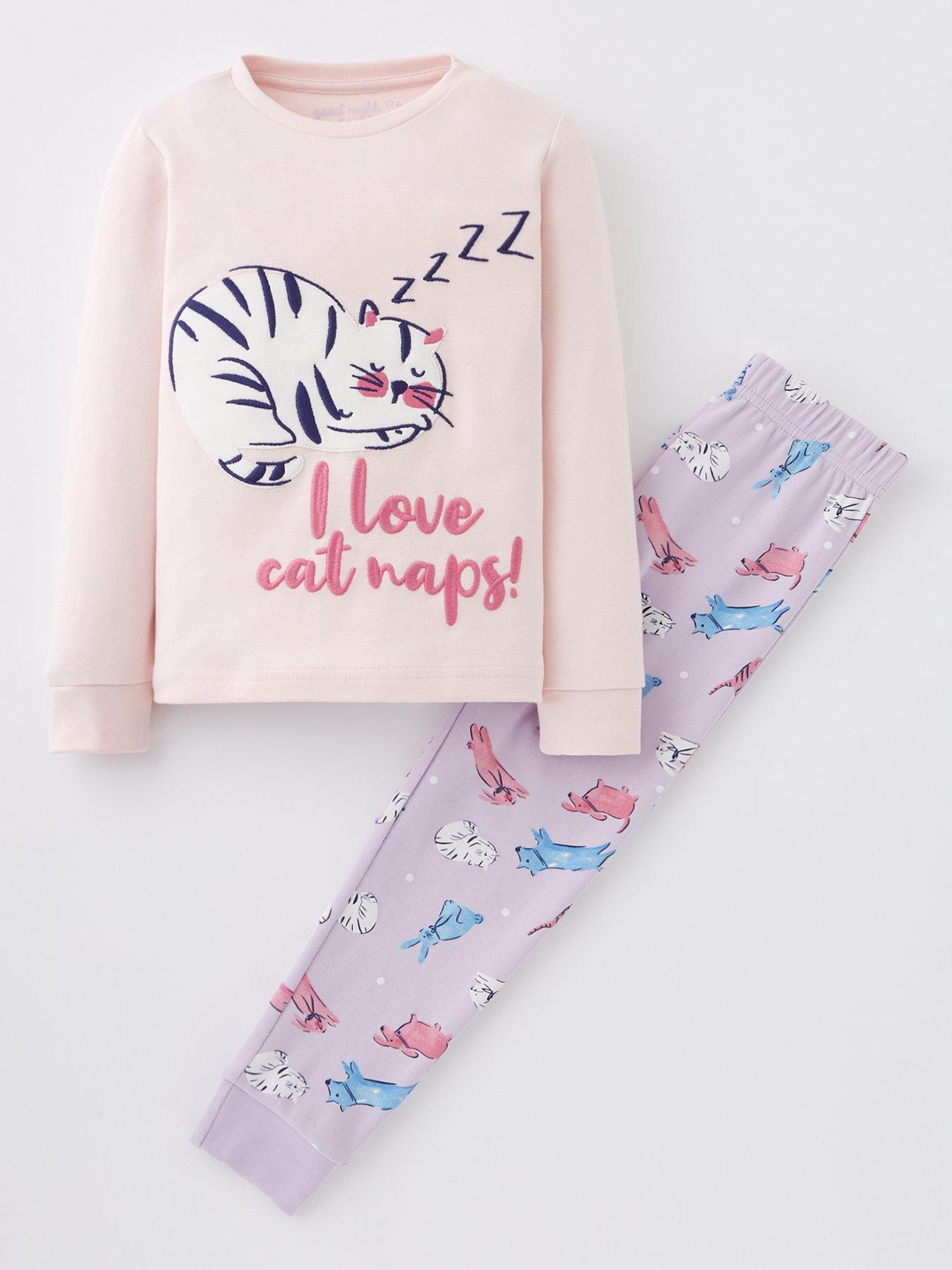 Ladies discount cat pyjamas