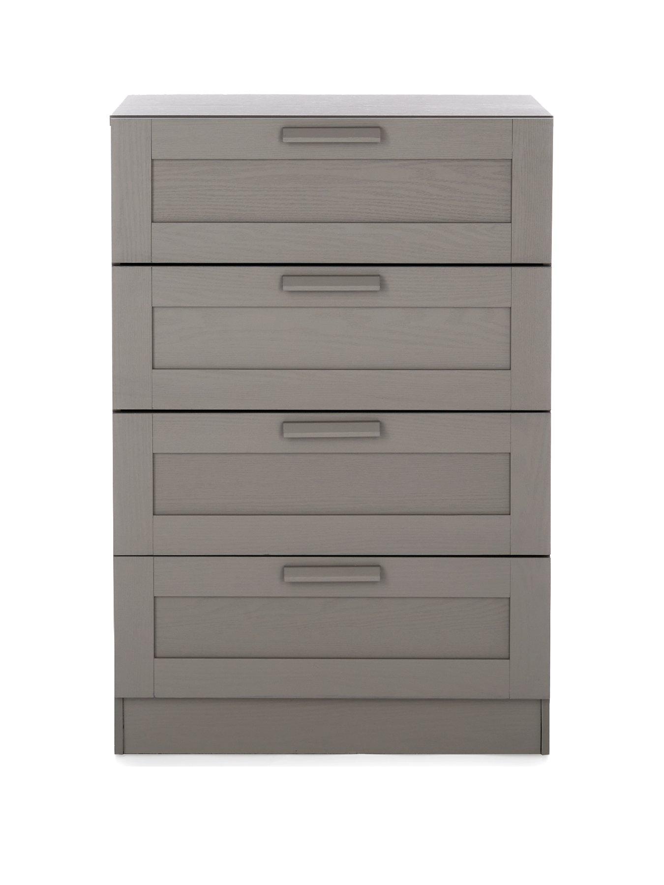 Image 2 of 6 of Very Home Taryn Kids&nbsp;4 Drawer Chest - Grey