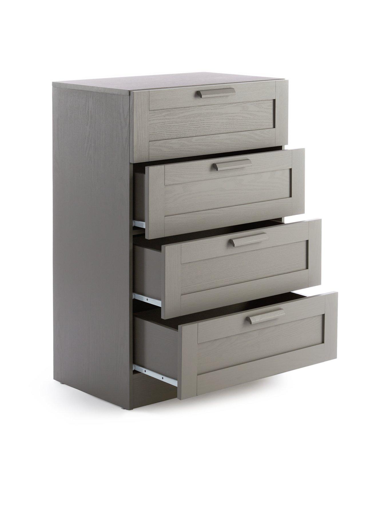Image 4 of 6 of Very Home Taryn Kids&nbsp;4 Drawer Chest - Grey